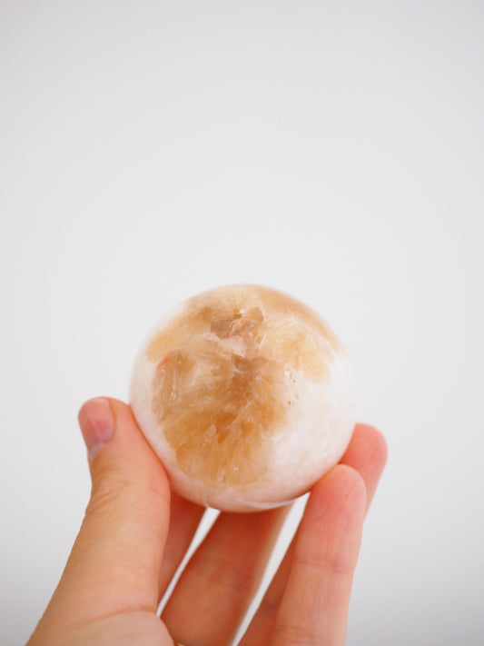 Skolescite X Stilbit Kugel ca. 5 cm - Indien HIGH QUALITY