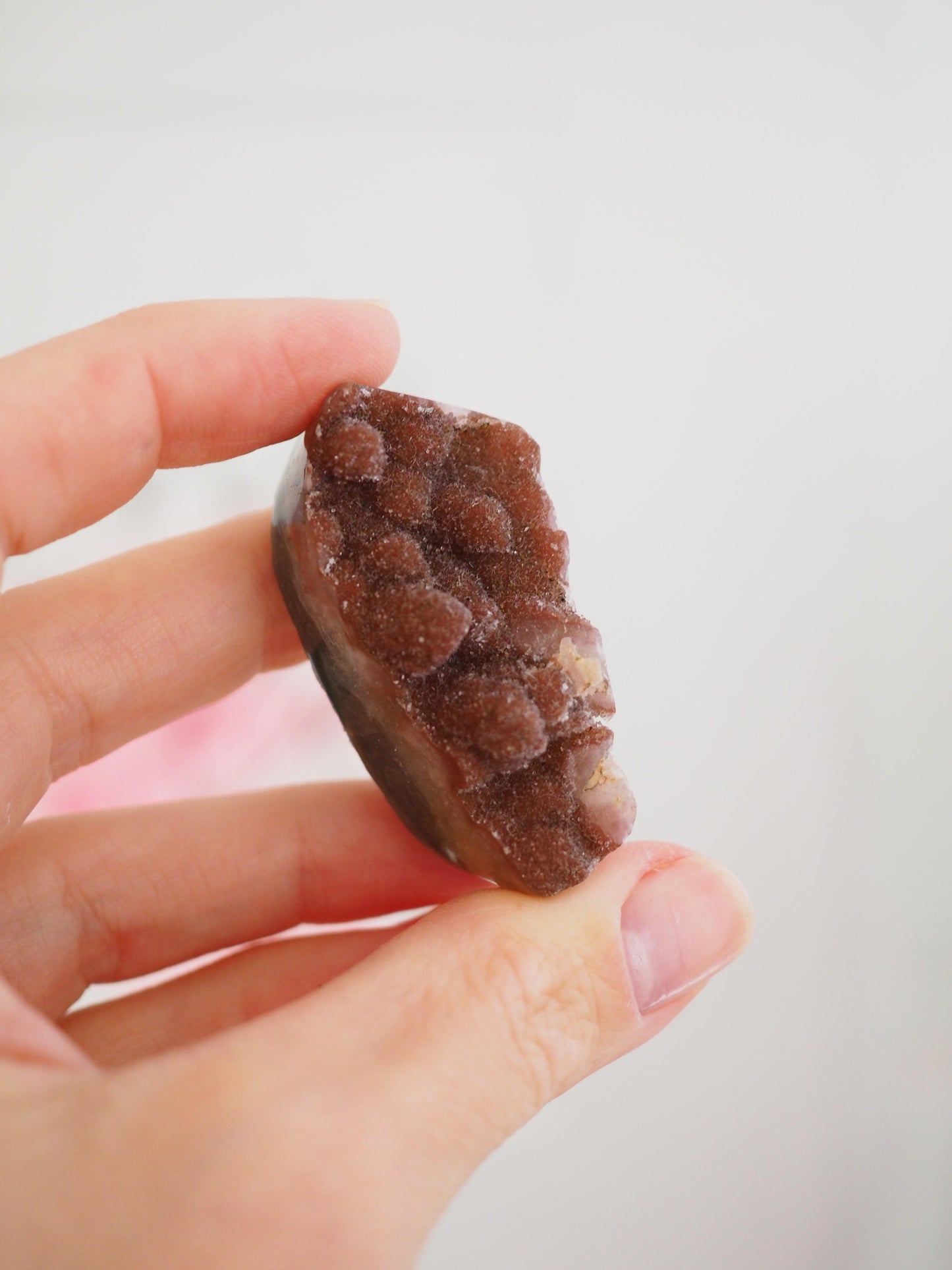 Dunkel Rotes Rainbow Amethyst Cluster ca. 4.5 cm - Uruguay HIGH QUALITY