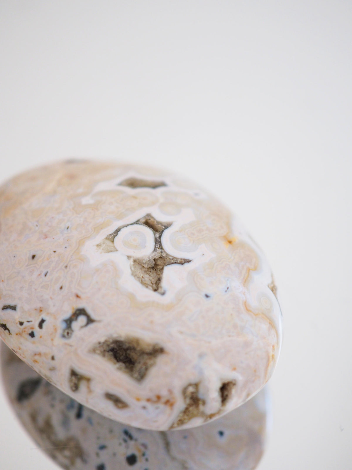 Druzy Ozean Jaspis . Ocean Jasper Palmstone Seifenstein Handstein ca. 5 - 6 cm - Madagascar