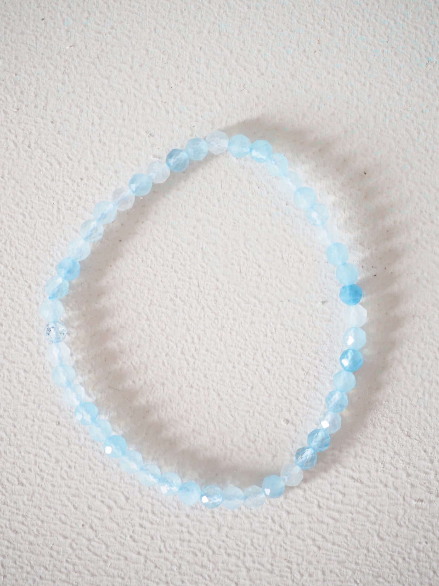 Aquamarin Armband Facettiert ca. 4 mm - aus xx HIGH QUALITY