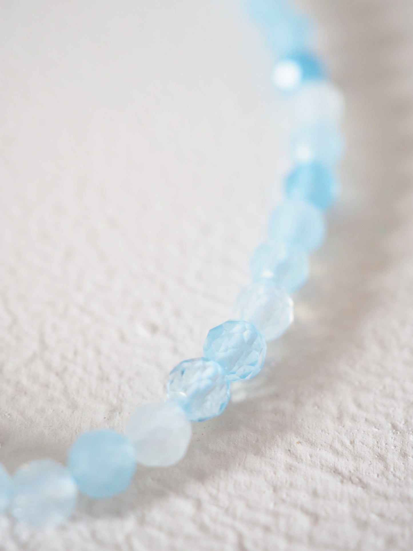 Aquamarin Armband Facettiert ca. 4 mm - aus xx HIGH QUALITY