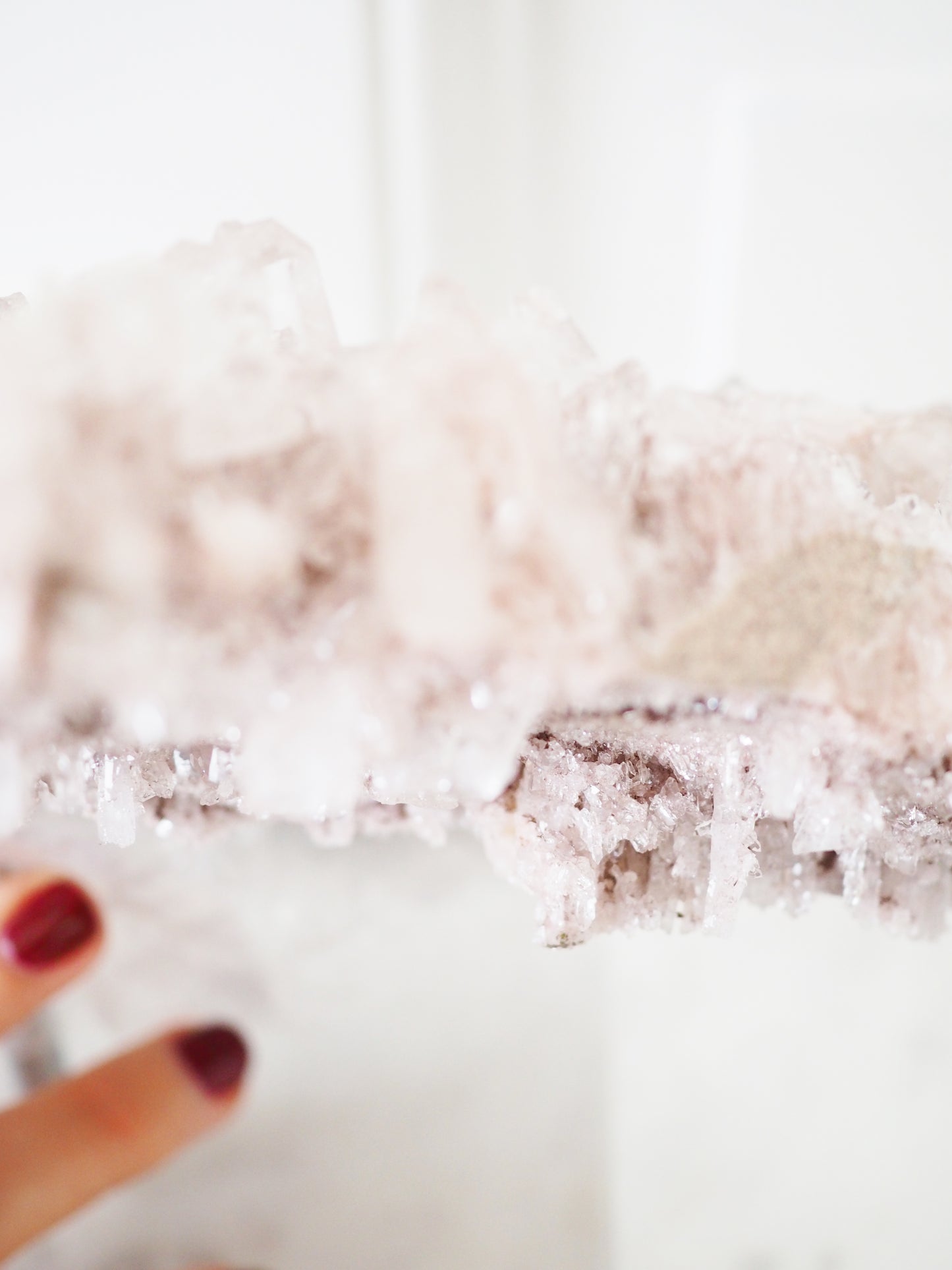Sacred Pink Lemurian auf Halter . Ständer ca. 24x22cm . PARADISE COLLECTION - aus Santander. Colombia RARE HIGH QUALITY RARE