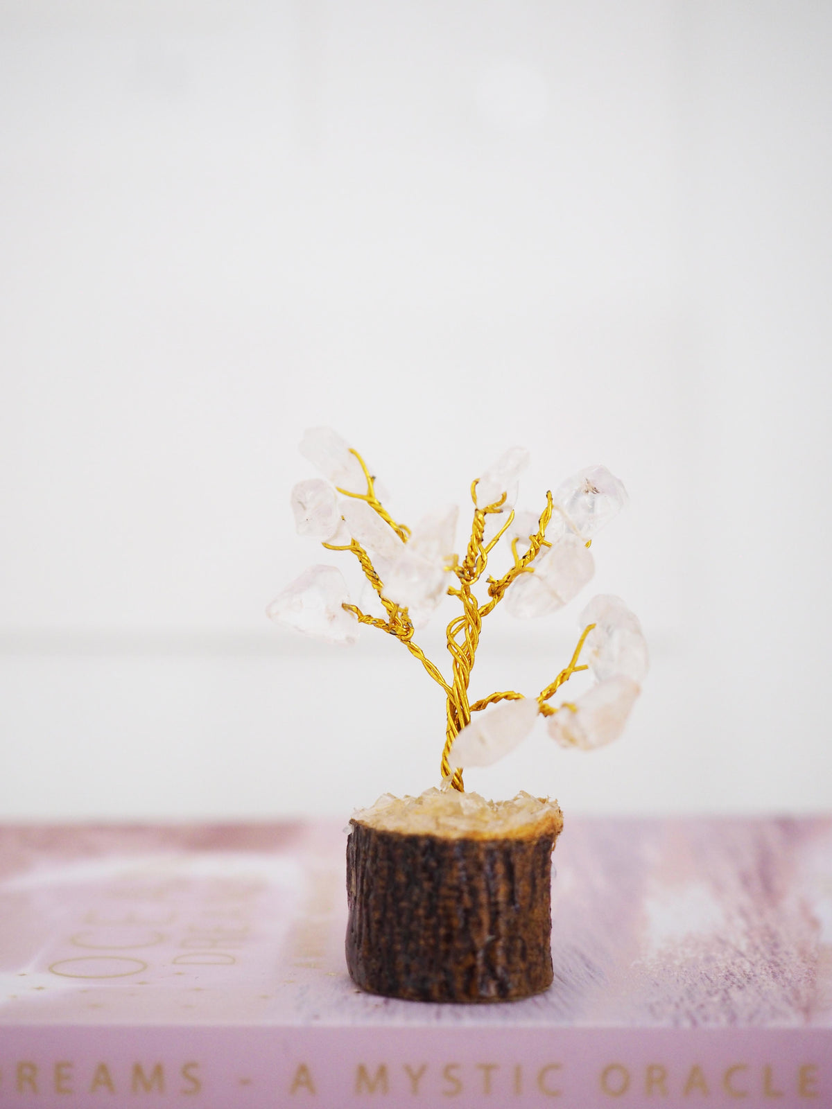 Bergkristall MINI Glücksbaum ca. 6 cm - Indien HANDMADE