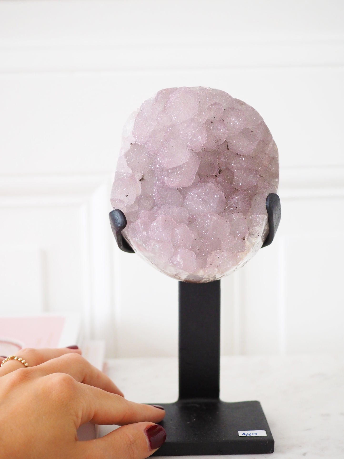 Lavender Sugar / Zucker Amethyst Cluster ca. 19 x 10cm . PARADISE COLLECTION - aus Uruguay Handpoliert HIGH QUALITY