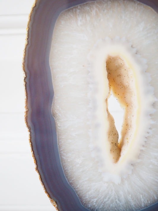 SET XXL Achat Scheiben c. 44cm . PARADISE COLLECTION - aus Brasilien HIGH QUALITY Hand poliert