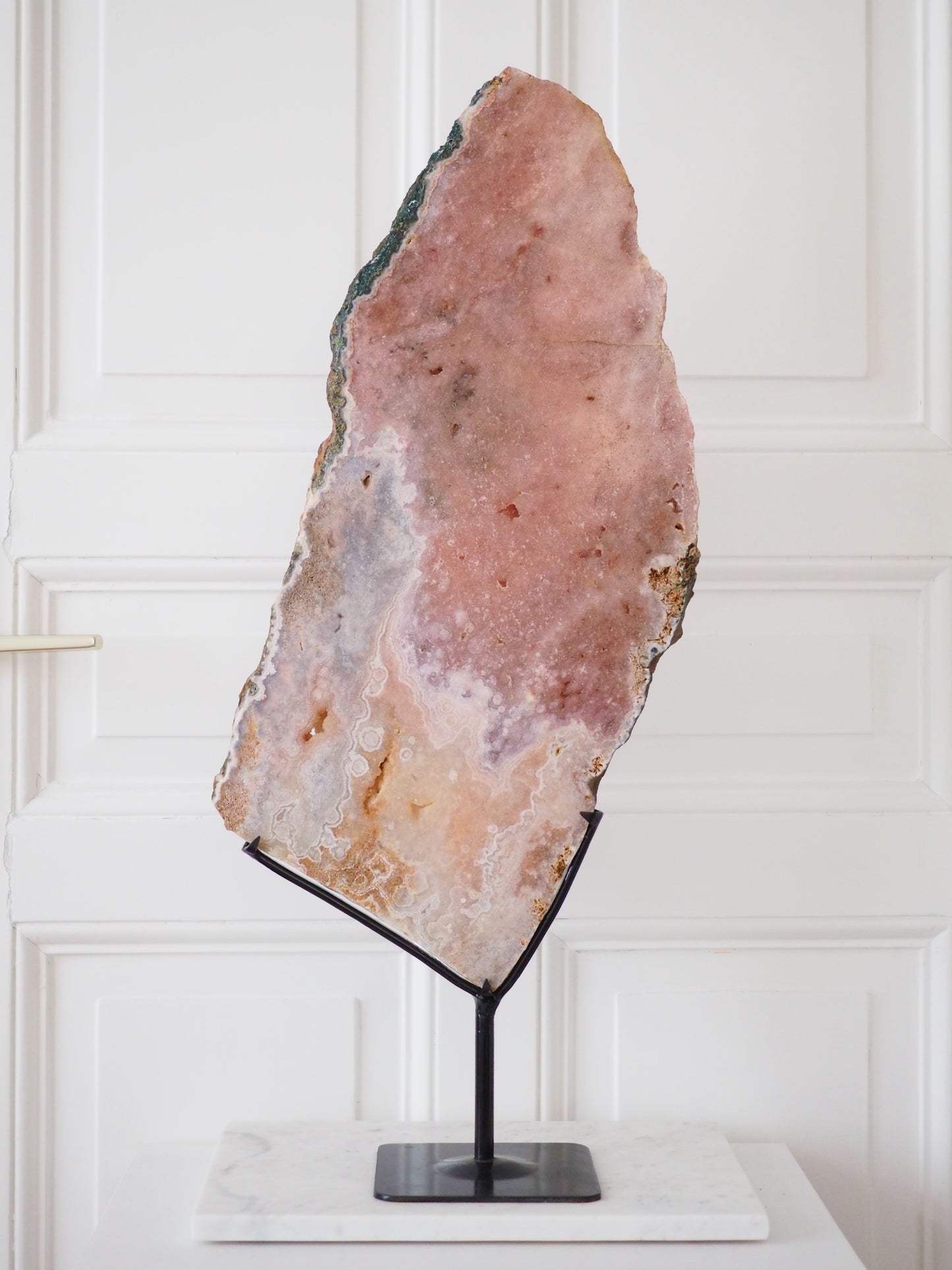 SET Pink Amethyst Engels Flügel . Angel Wings Je ca. 69 x26cm Zsm 16Kg. PARADISE COLLECTION - aus Brasilien Boarder Argentina