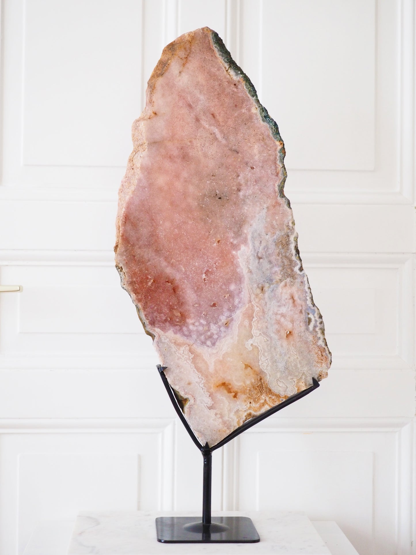 SET Pink Amethyst Engels Flügel . Angel Wings Je ca. 69 x26cm Zsm 16Kg. PARADISE COLLECTION - aus Brasilien Boarder Argentina