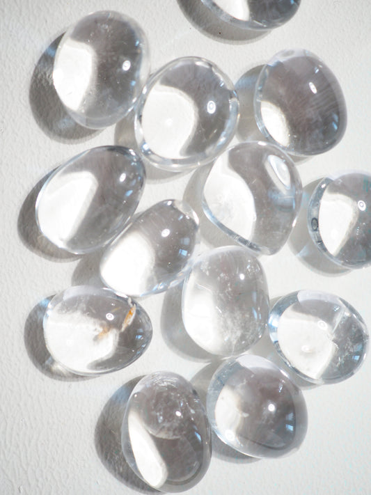 Bergkristall Trommelstein ca.2 cm - aus Madagascar HIGH QUALITY