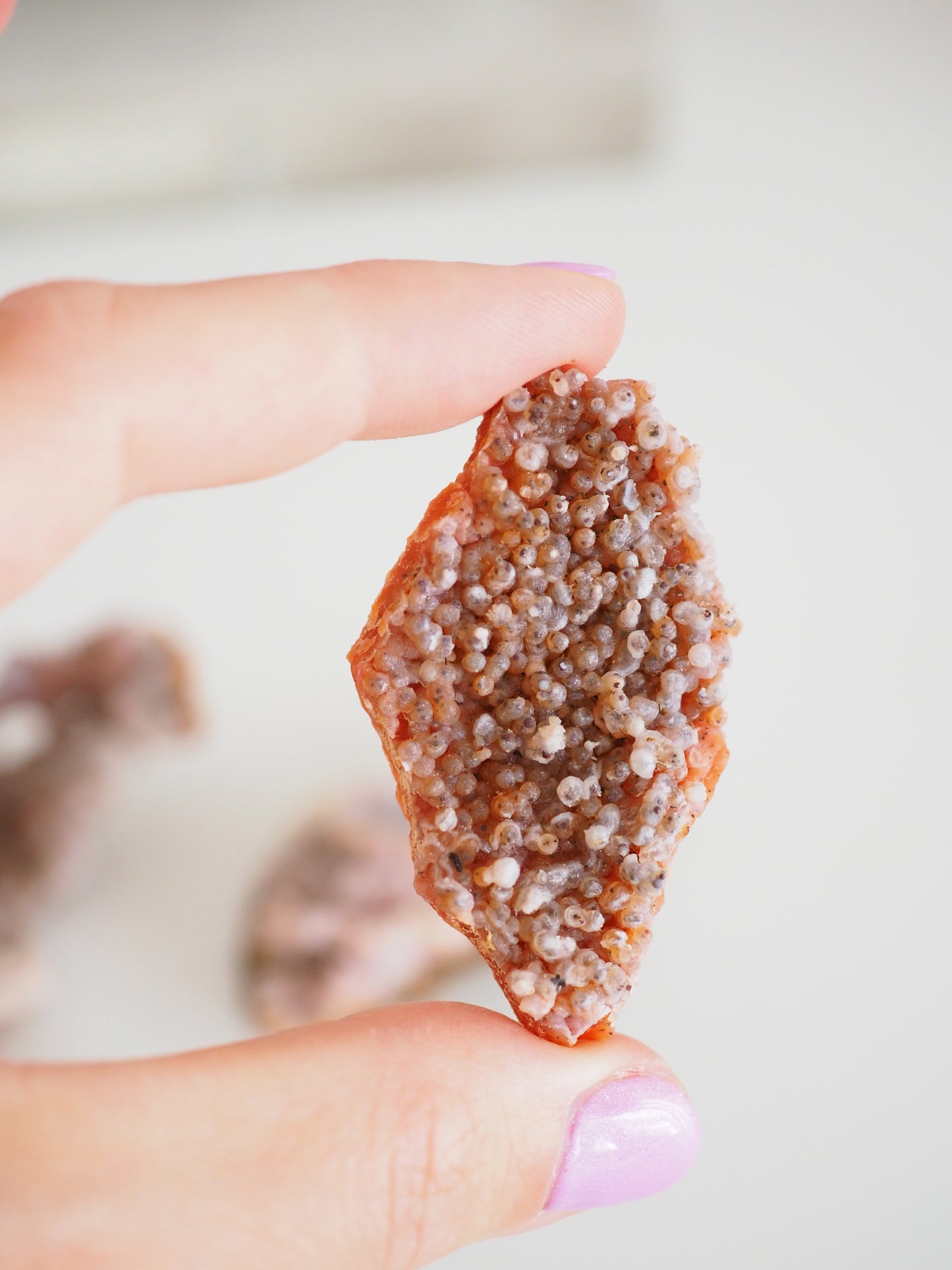 Druzy Chalcedon Rose - ca. 5.5 -8.5cm aus Marokko super Sparkly