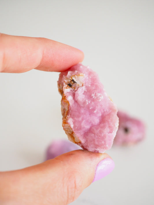 Pink Cobalto Calcite Specimen ca. 3-4cm - aus Marokko