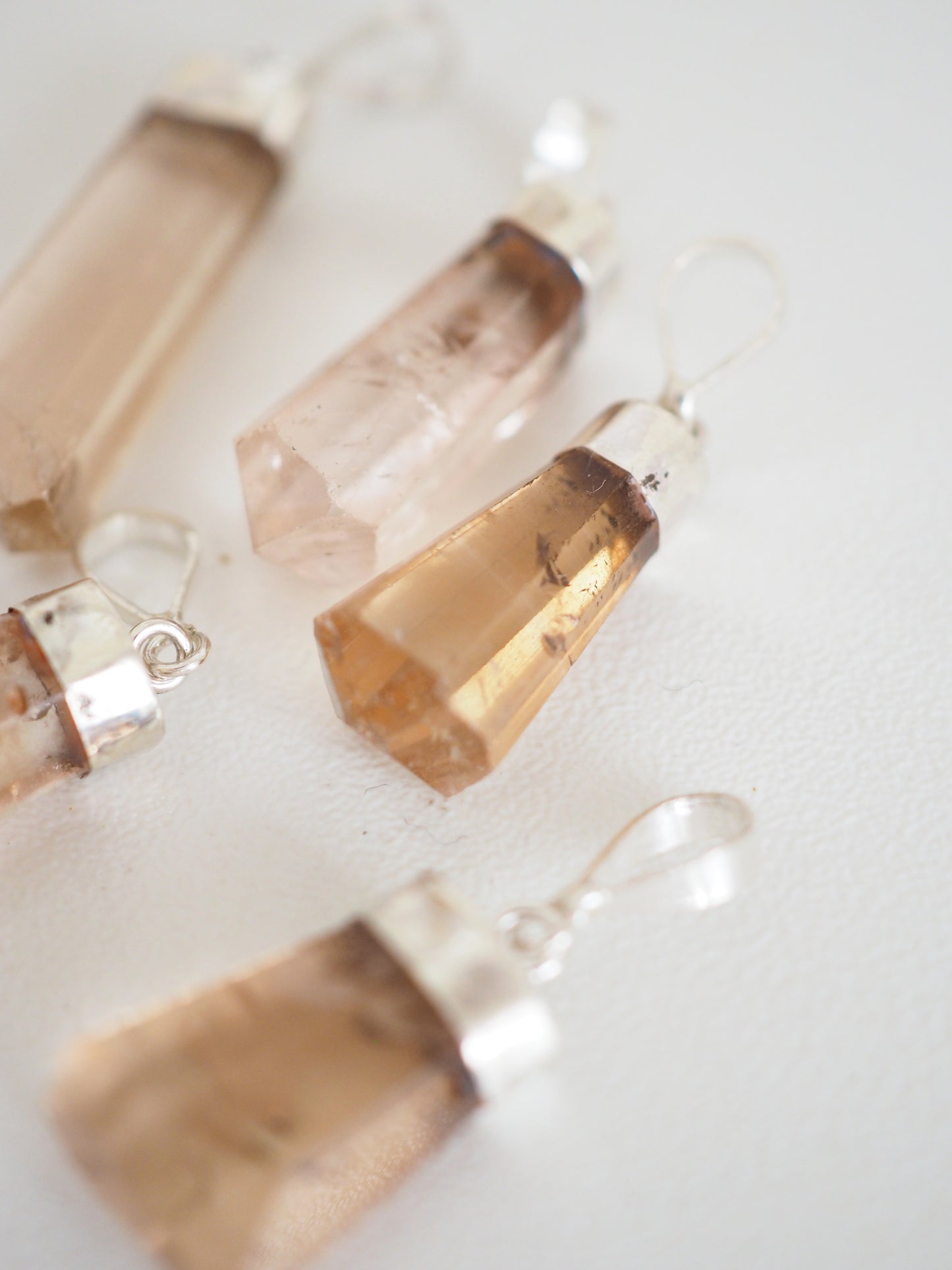 Goldener Topaz 925er Sterlingsilber ca. 2-3 cm - Pakistan