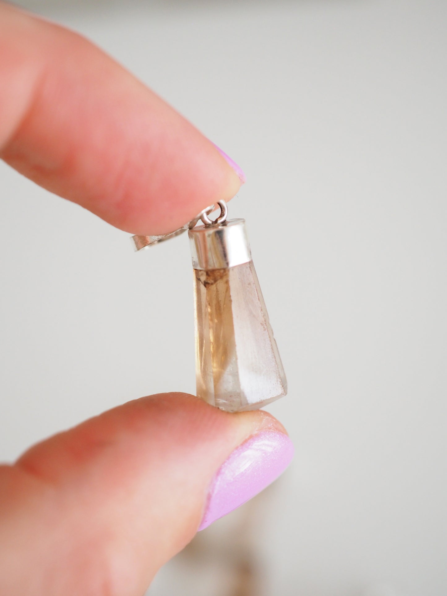 Goldener Topaz 925er Sterlingsilber ca. 2-3 cm - Pakistan
