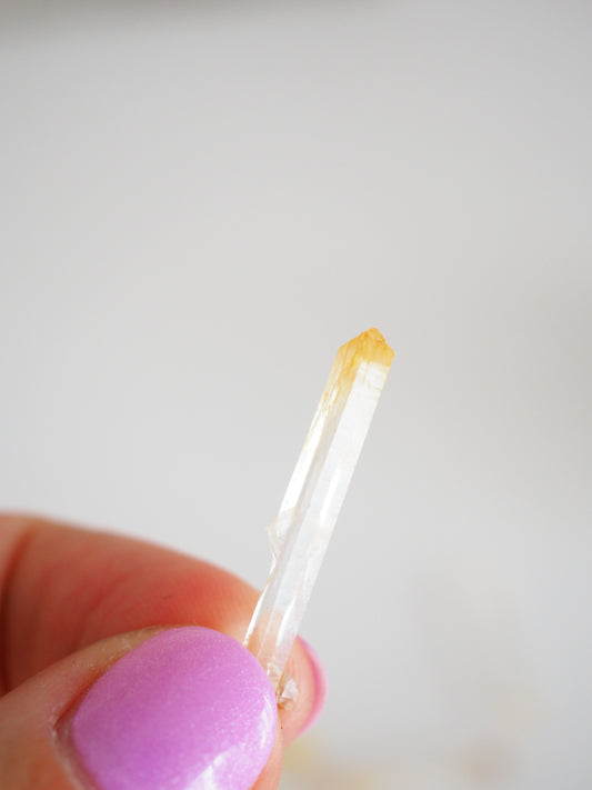 Mango Quarz . Halloysite Quartz ca. 1.5-2.5cm - aus Boyaca . Colombia HIGH QUALITY RARE