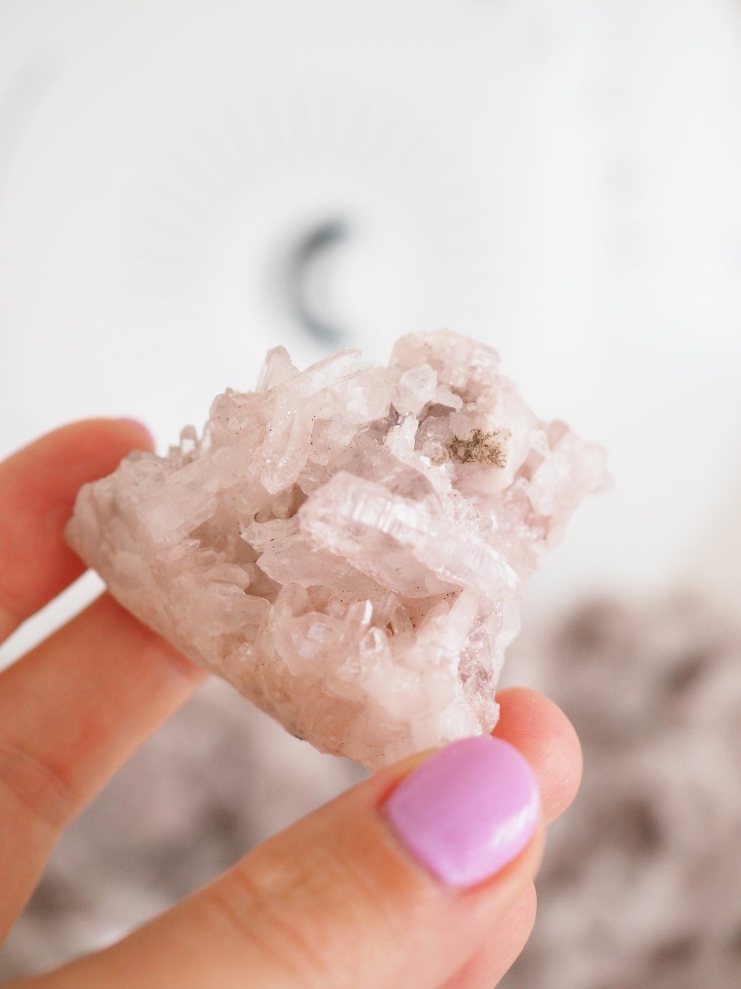 Sacred Pink Lemurian ca. xx cm - aus Santander. Colombia RARE HIGH QUALITY