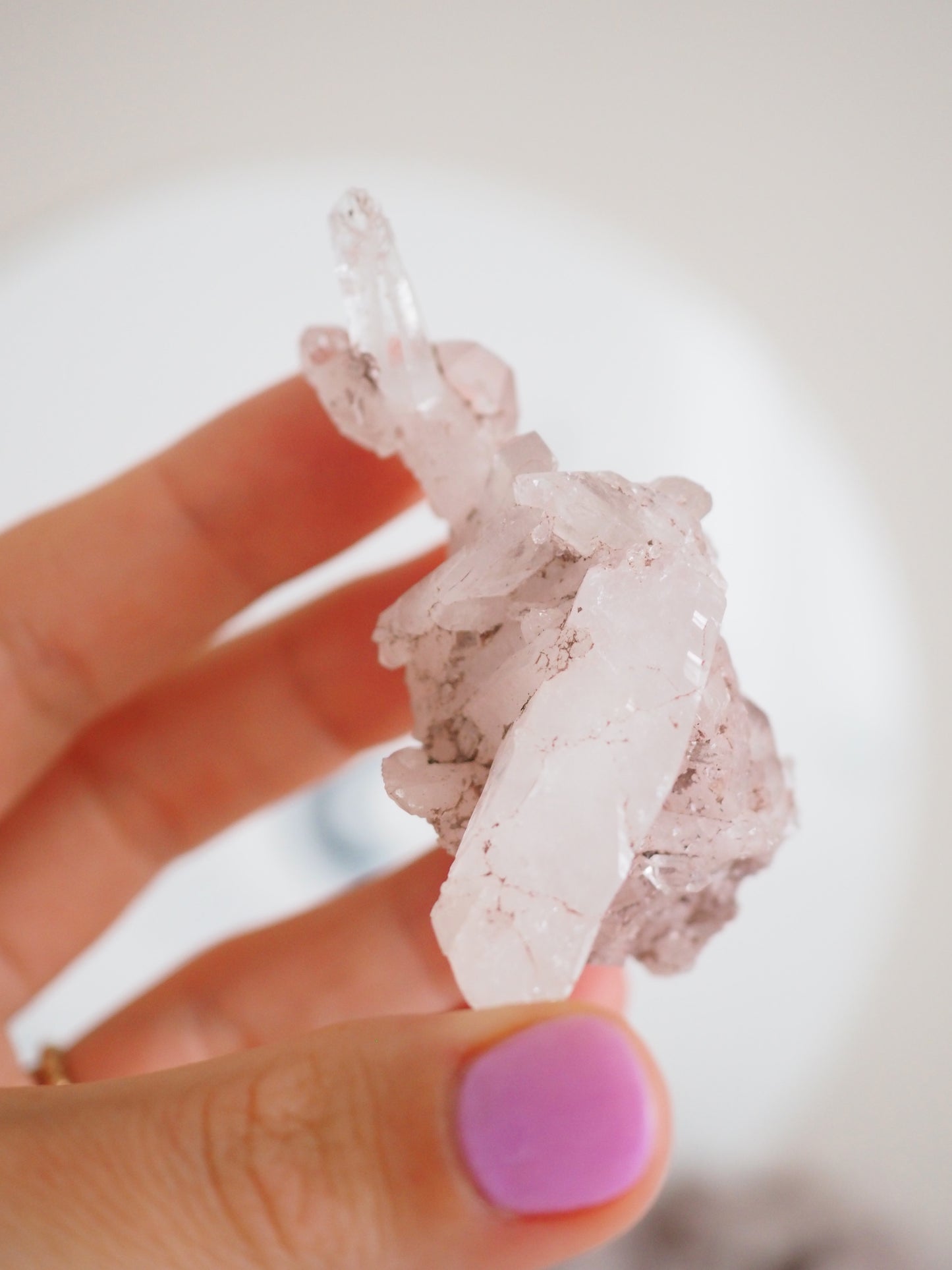 Sacred Pink Lemurian ca. xx cm - aus Santander. Colombia RARE HIGH QUALITY