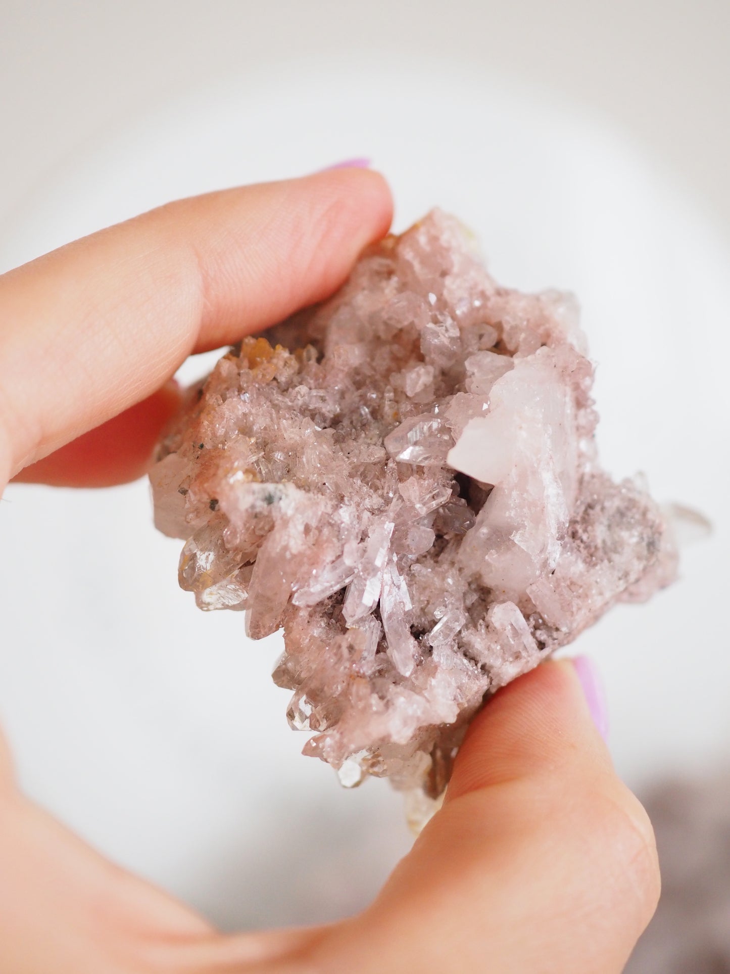 Sacred Pink Lemurian ca. xx cm - aus Santander. Colombia RARE HIGH QUALITY
