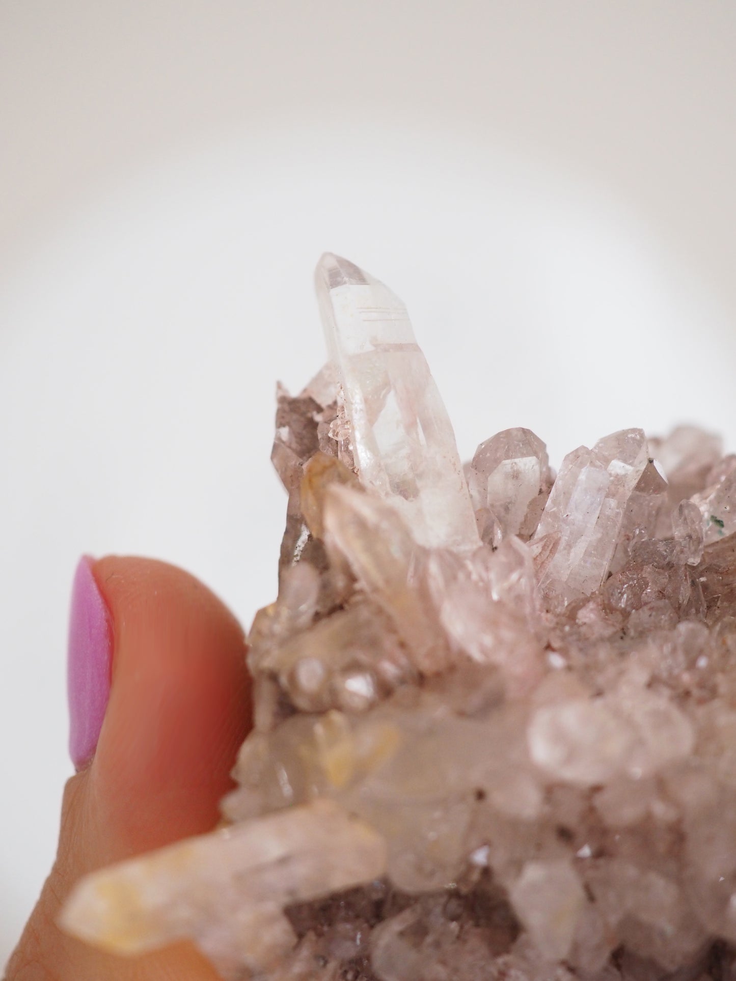 Sacred Pink Lemurian ca. xx cm - aus Santander. Colombia RARE HIGH QUALITY