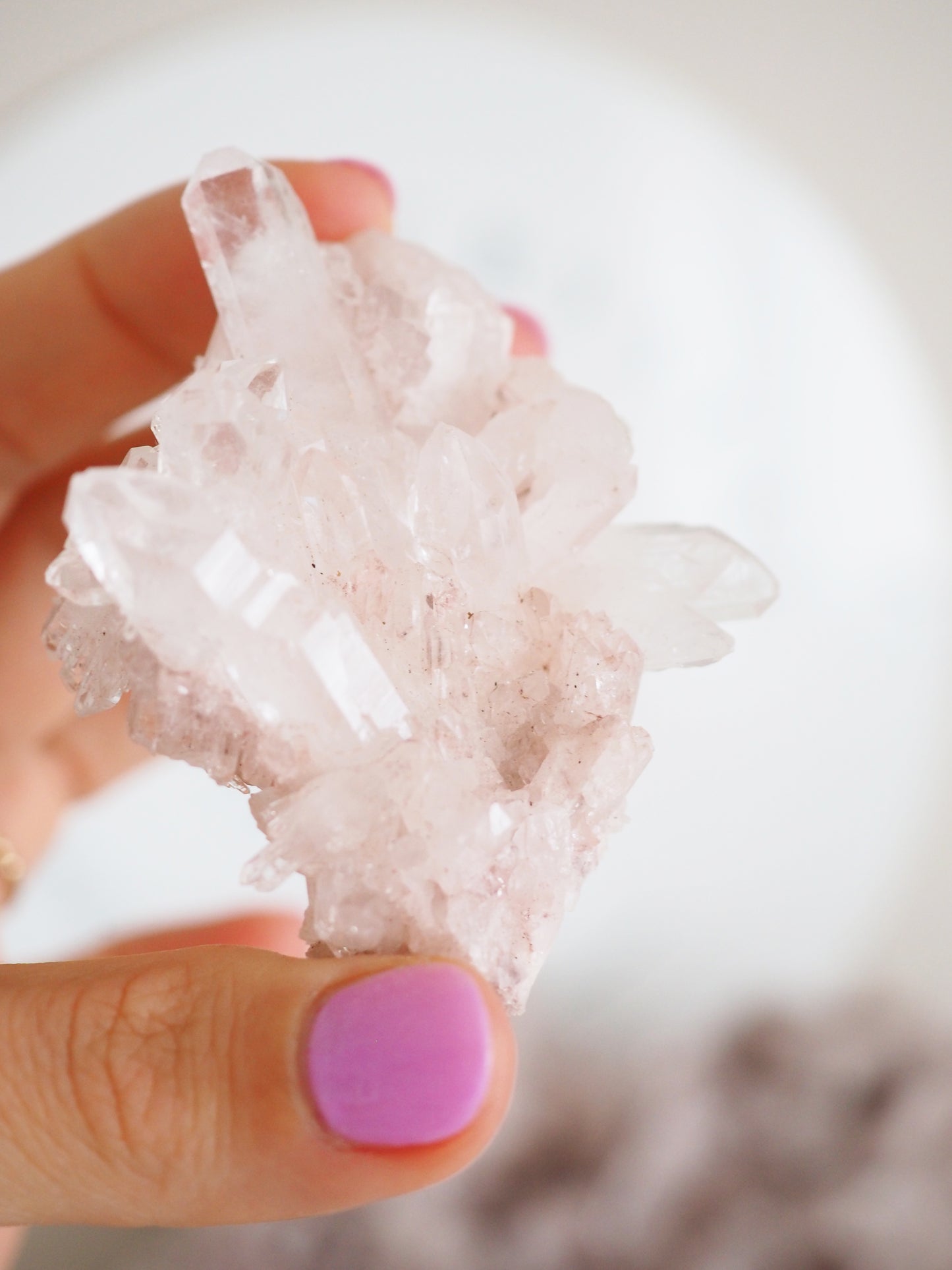 Sacred Pink Lemurian ca. xx cm - aus Santander. Colombia RARE HIGH QUALITY