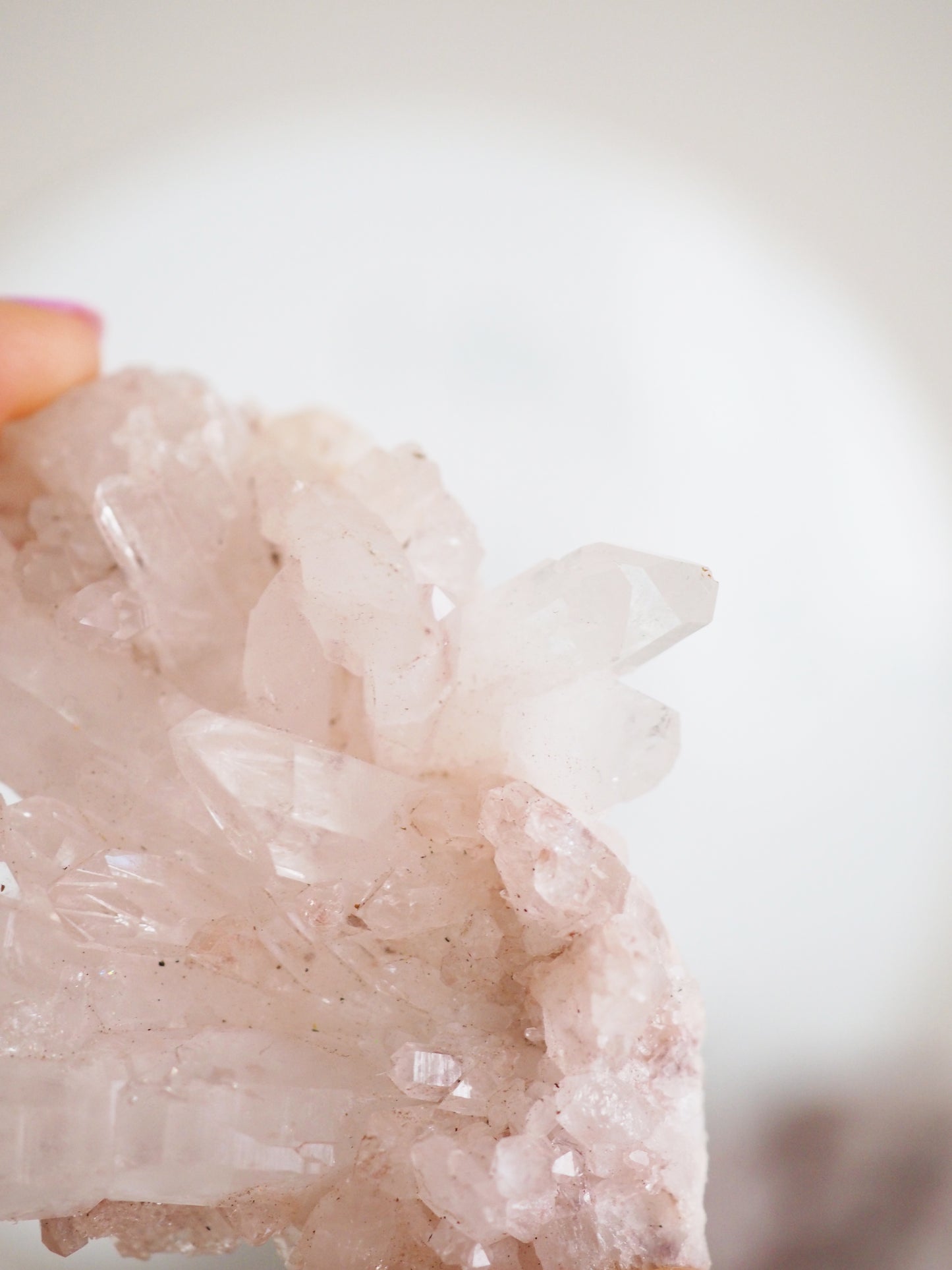 Sacred Pink Lemurian ca. xx cm - aus Santander. Colombia RARE HIGH QUALITY