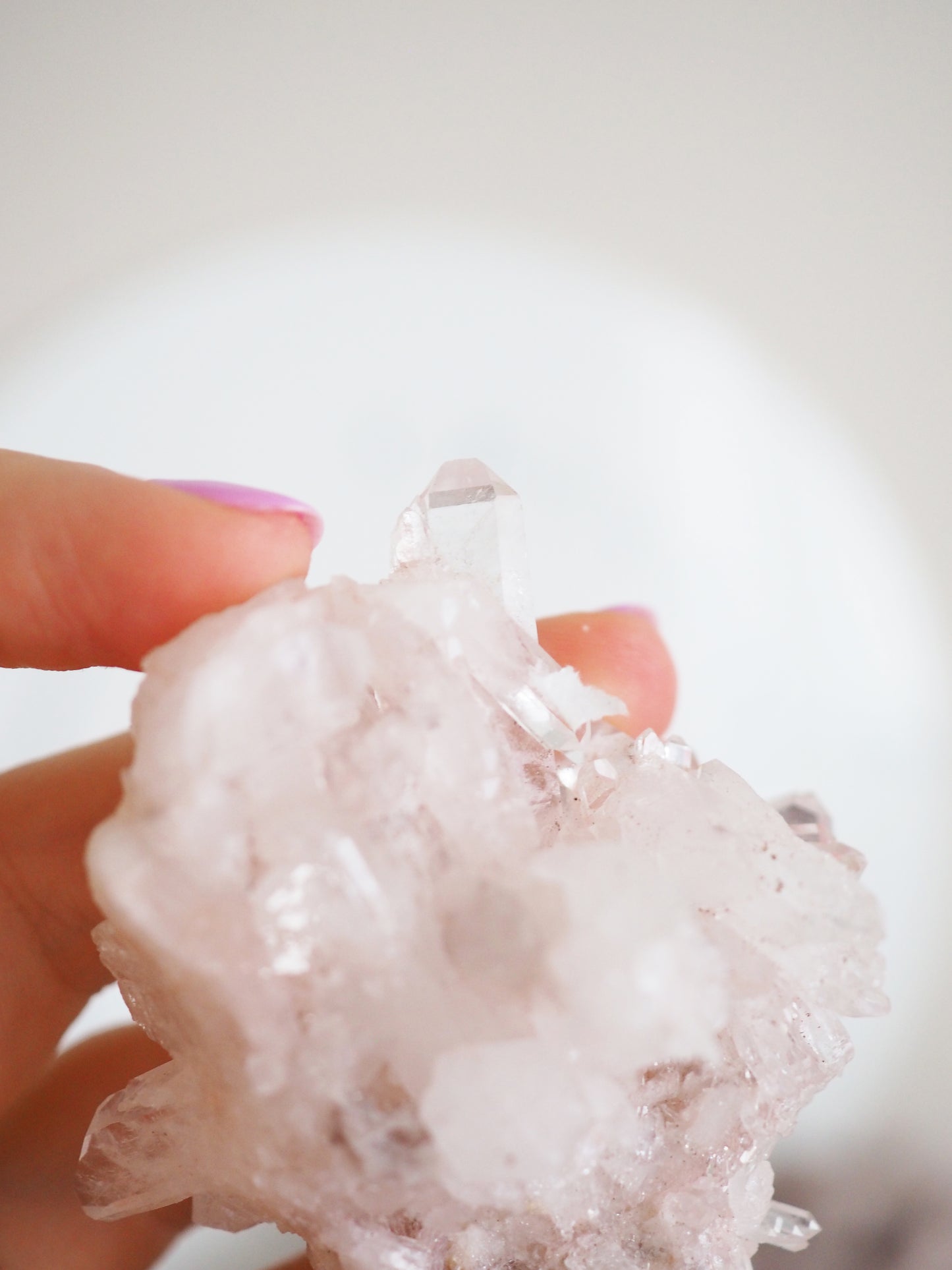 Sacred Pink Lemurian ca. xx cm - aus Santander. Colombia RARE HIGH QUALITY