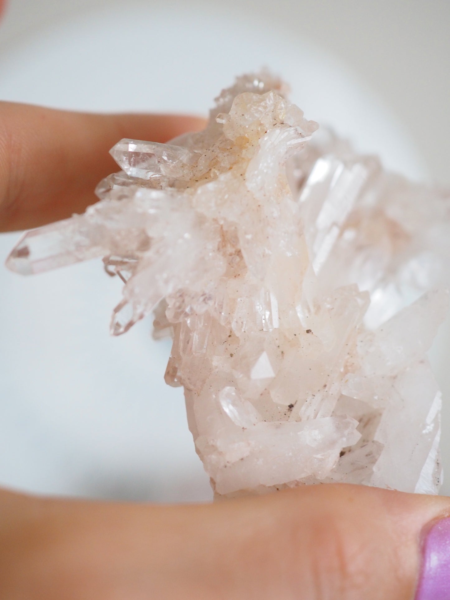 Sacred Pink Lemurian ca. xx cm - aus Santander. Colombia RARE HIGH QUALITY
