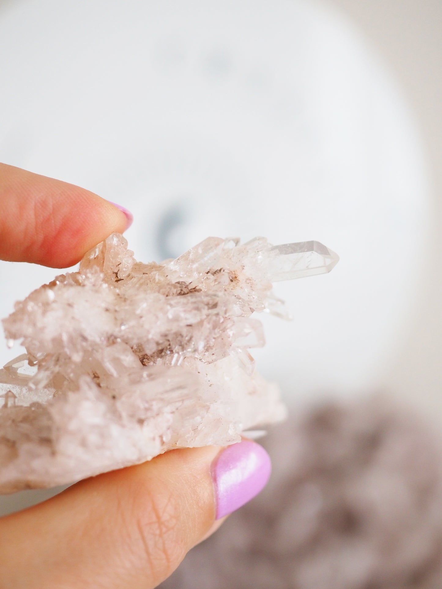 Sacred Pink Lemurian ca. xx cm - aus Santander. Colombia RARE HIGH QUALITY