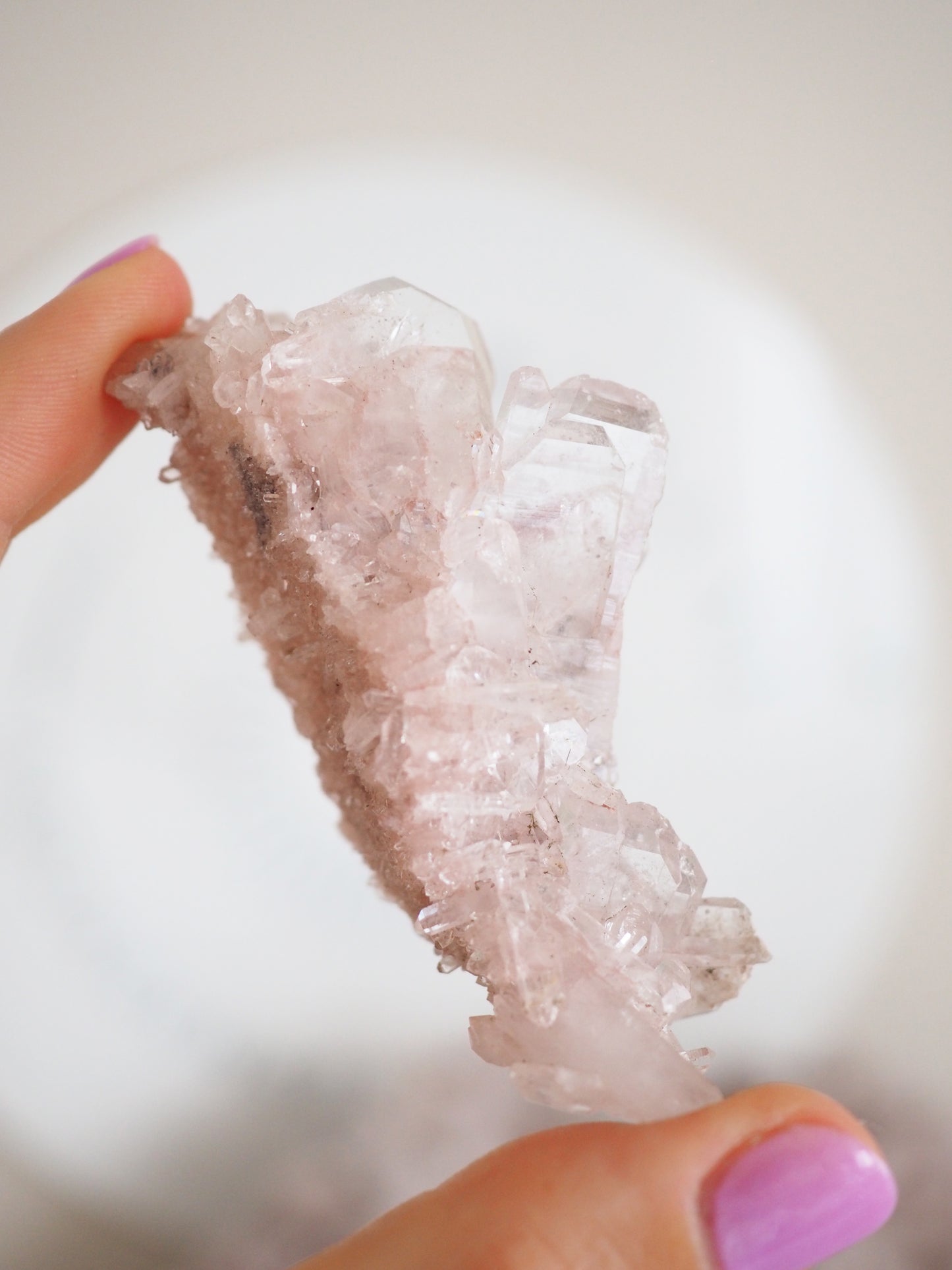 Sacred Pink Lemurian ca. xx cm - aus Santander. Colombia RARE HIGH QUALITY