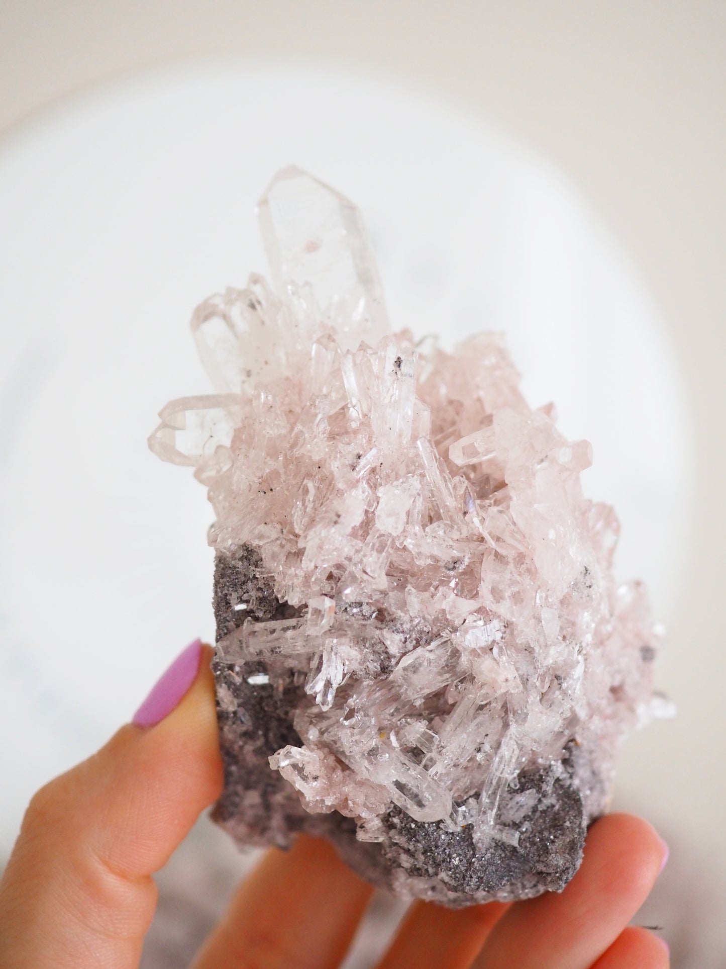Sacred Pink Lemurian ca. xx cm - aus Santander. Colombia RARE HIGH QUALITY