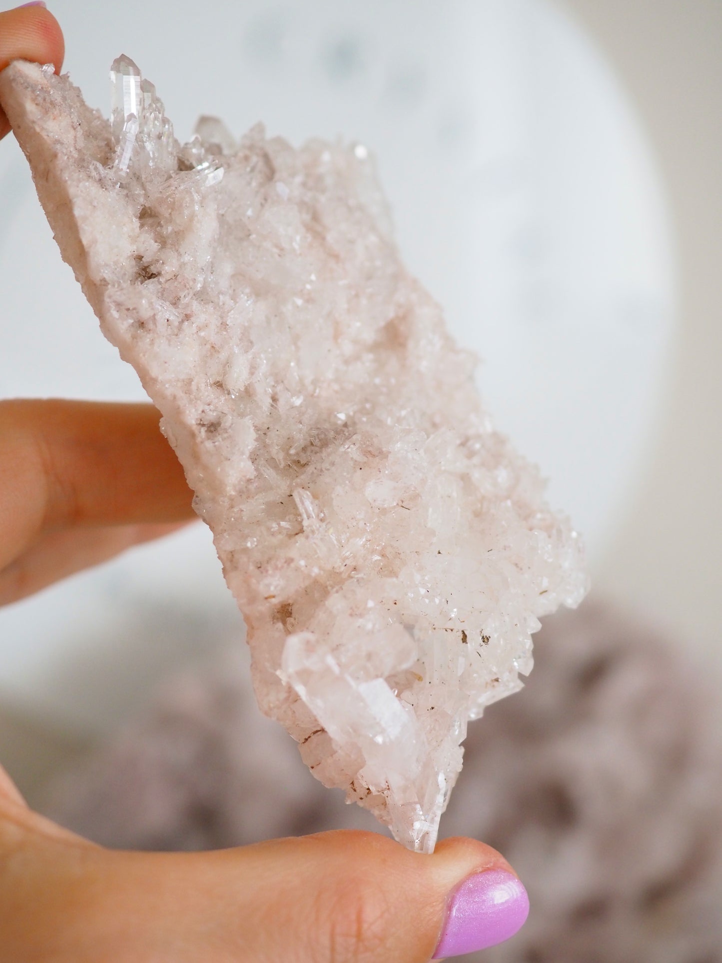 Sacred Pink Lemurian ca. xx cm - aus Santander. Colombia RARE HIGH QUALITY