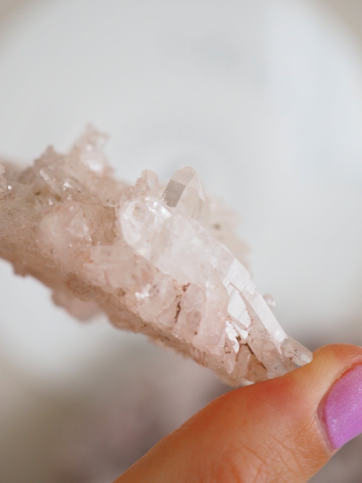Sacred Pink Lemurian ca. xx cm - aus Santander. Colombia RARE HIGH QUALITY