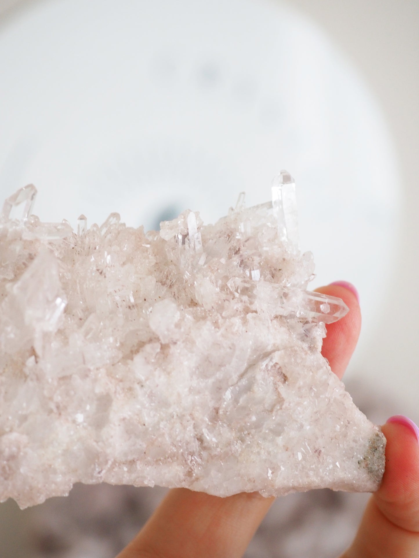Sacred Pink Lemurian ca. xx cm - aus Santander. Colombia RARE HIGH QUALITY