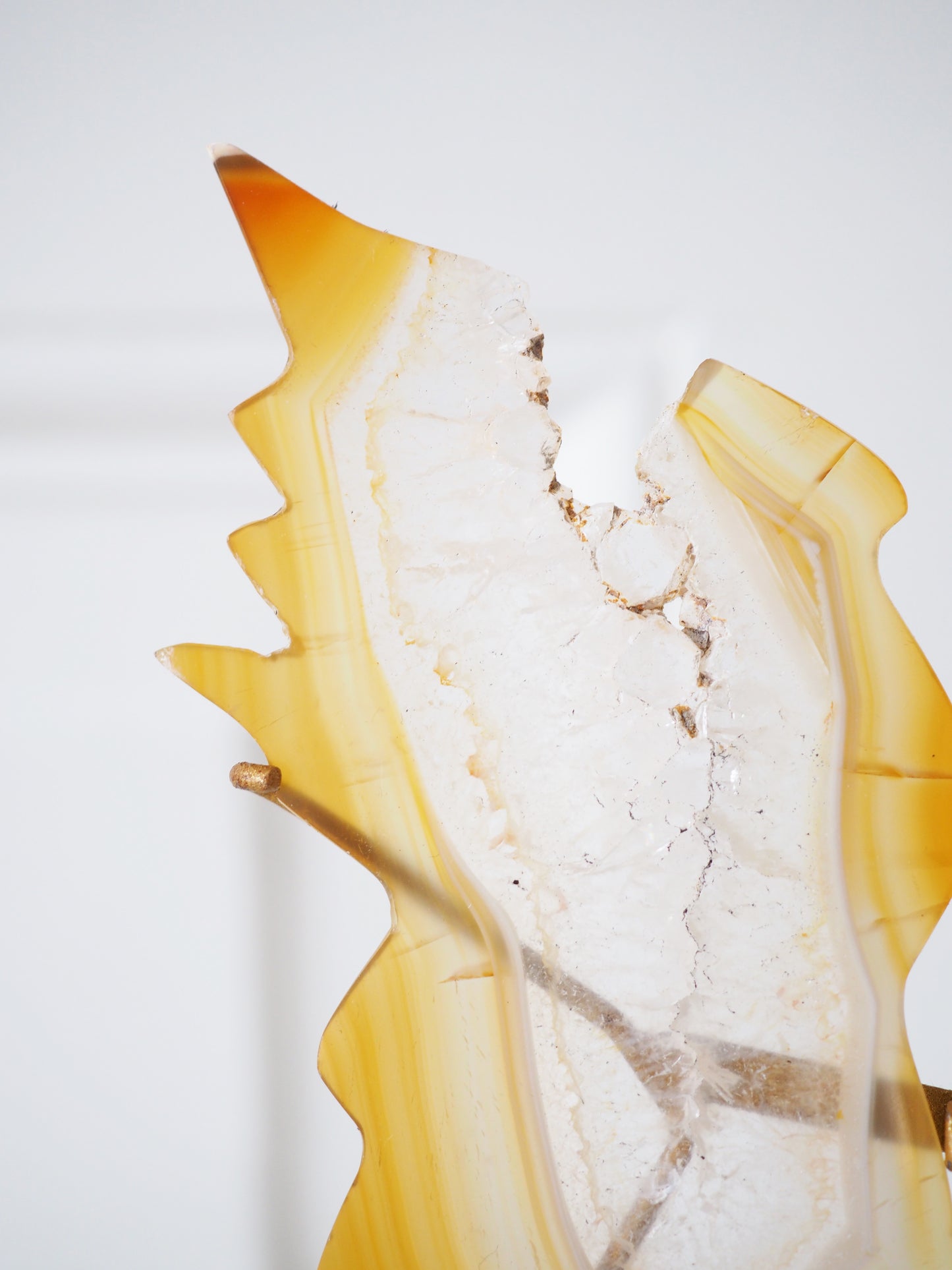 Iris Achat Slice Schmetterling ca. xx cm - aus Indonesien HIGH QUALITY RARE UNHAPPY