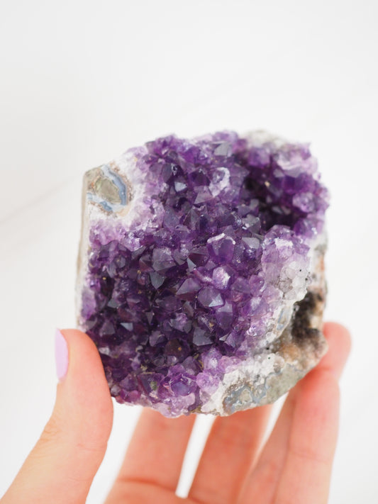 Amethyst Cut Base ca 7 cm 408g - aus Brasilien HIGH QUALITY