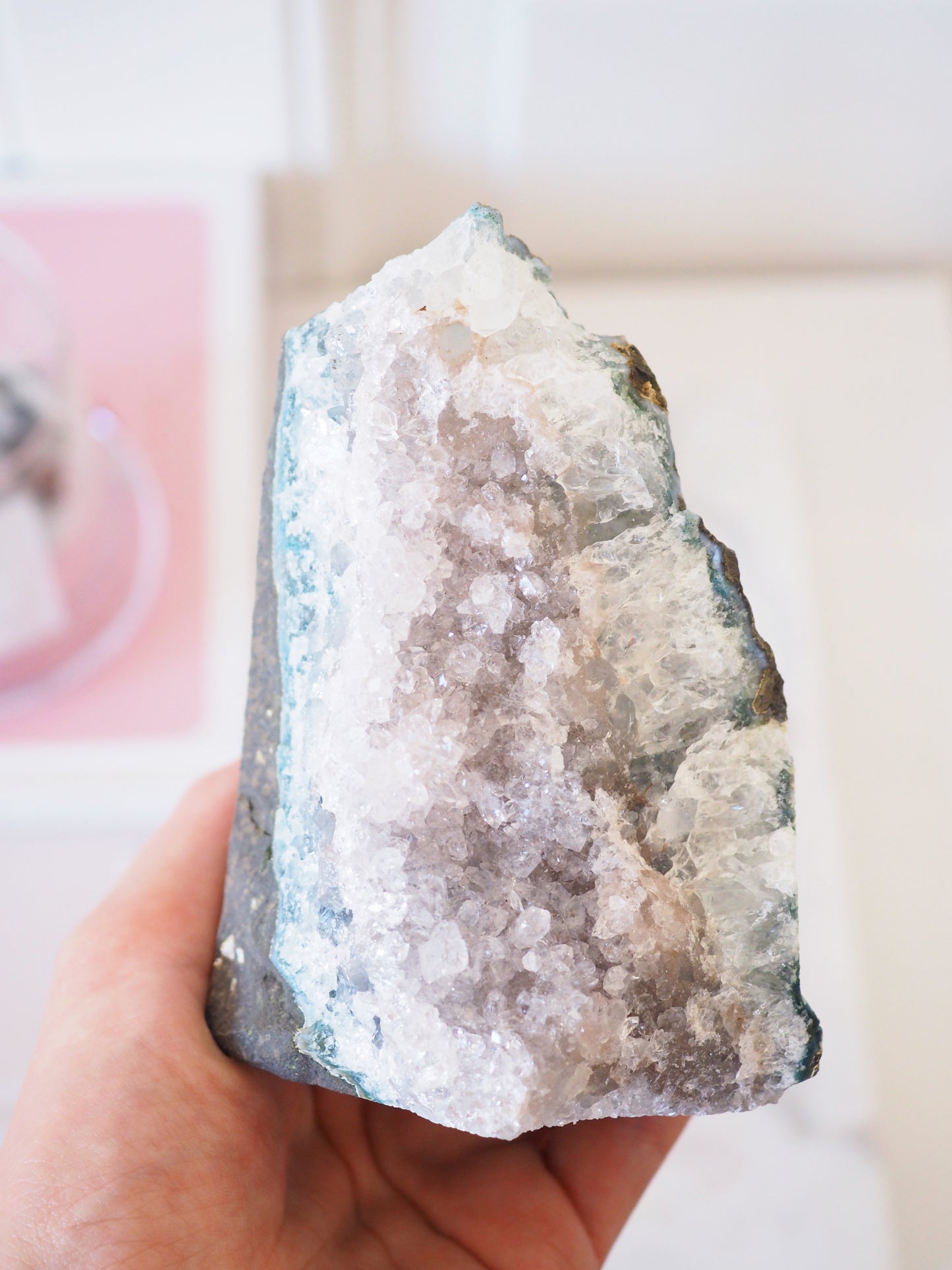 Lavendel Blush Amethyst Cluster . ca xxcm xxg - aus Uruguay