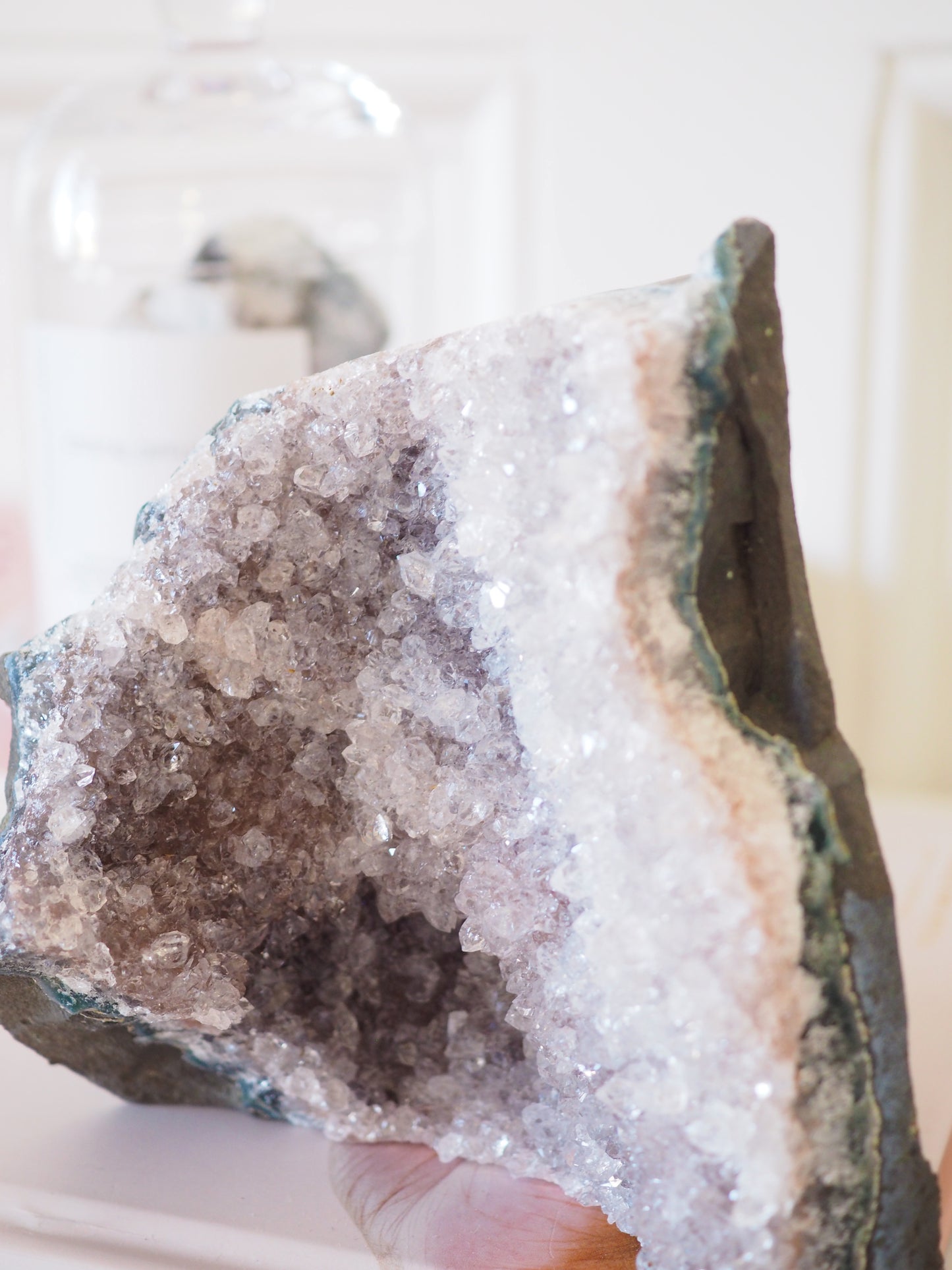 Lavendel Amethyst Cluster . ca xxcm xxg - aus Uruguay