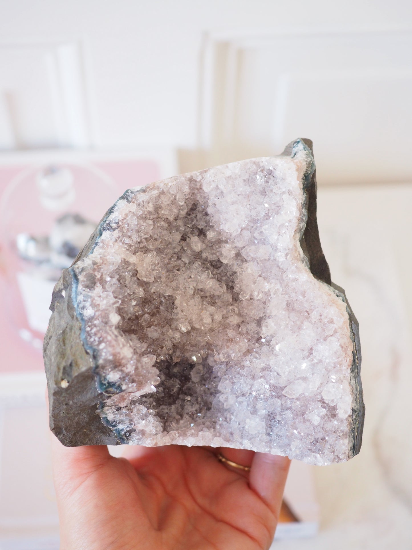 Lavendel Amethyst Cluster . ca xxcm xxg - aus Uruguay