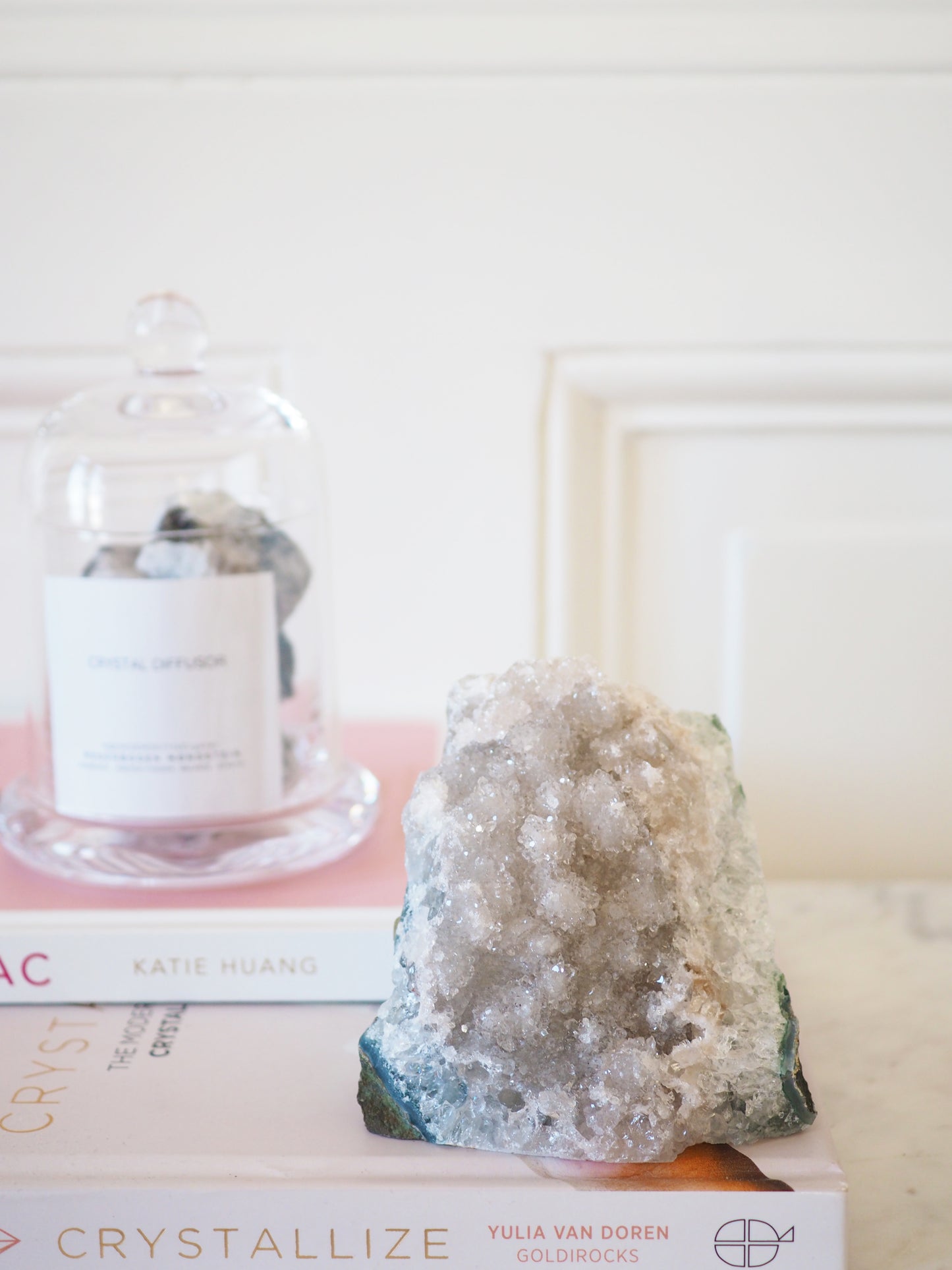Champagner Beiges Amethyst Cluster . ca xxcm xxg - aus Uruguay