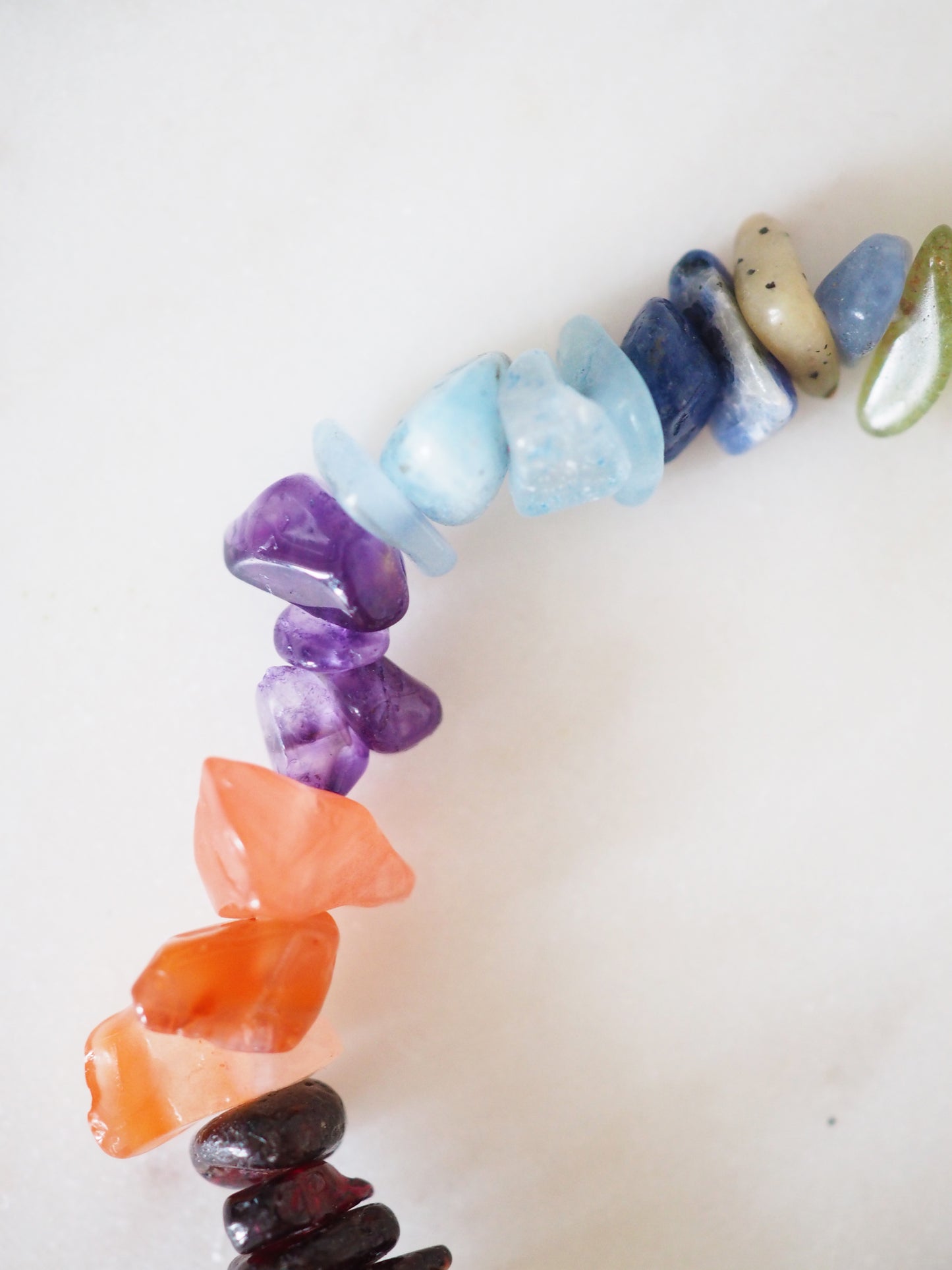 Chakra Chips . Splitter Armband . 8-10mm - High Quality