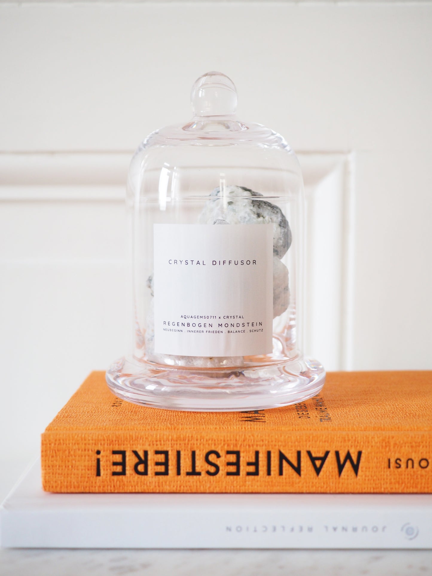 MAGICAL MOONSTONE CRYSTAL DIFFUSOR . Stone Difusor Difuser. Duftsteine für Ätherische Öle