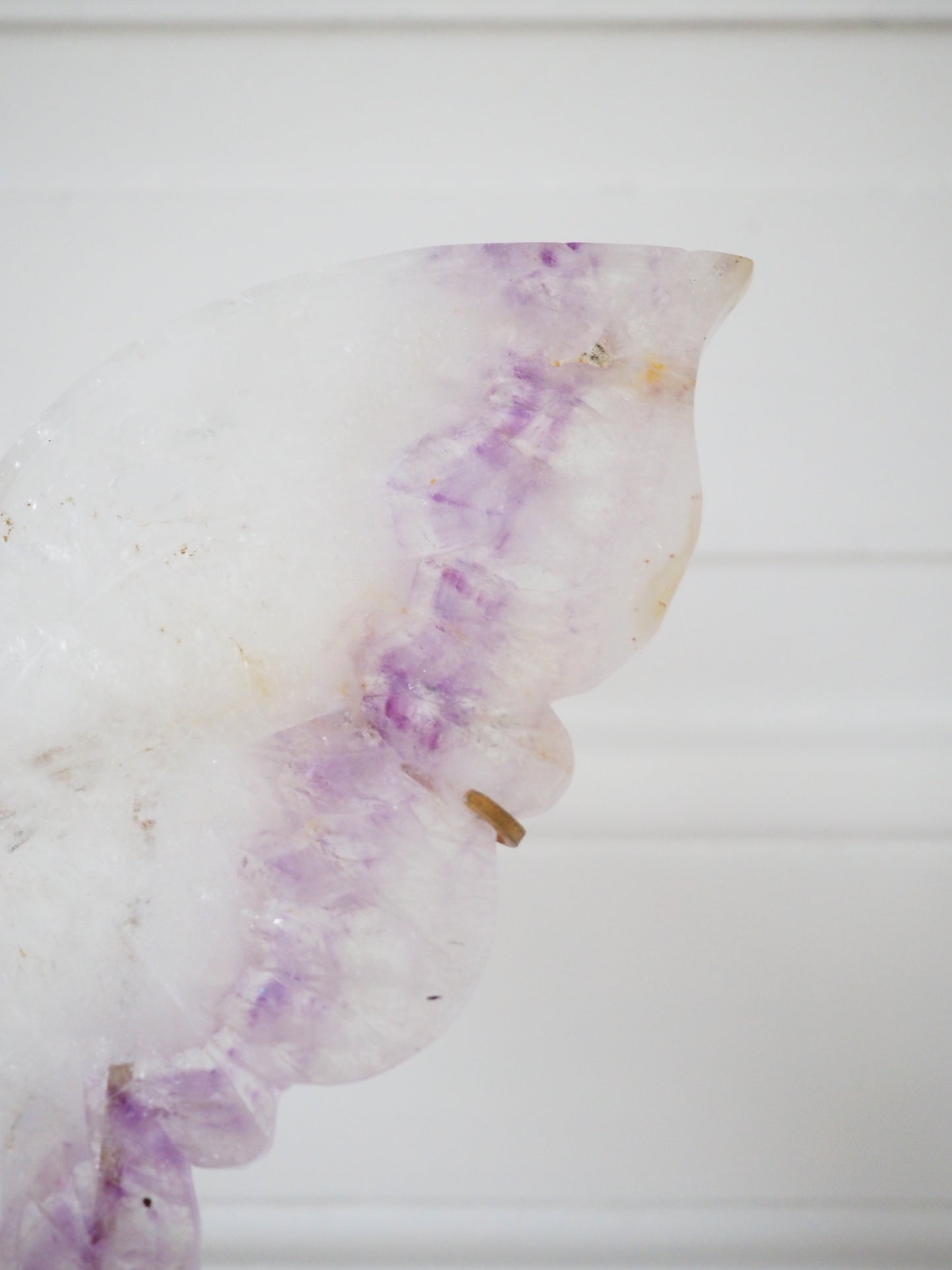 XXL Amethyst Schmetterling Flügel auf Halter ca. 29cm - aus Brasilien