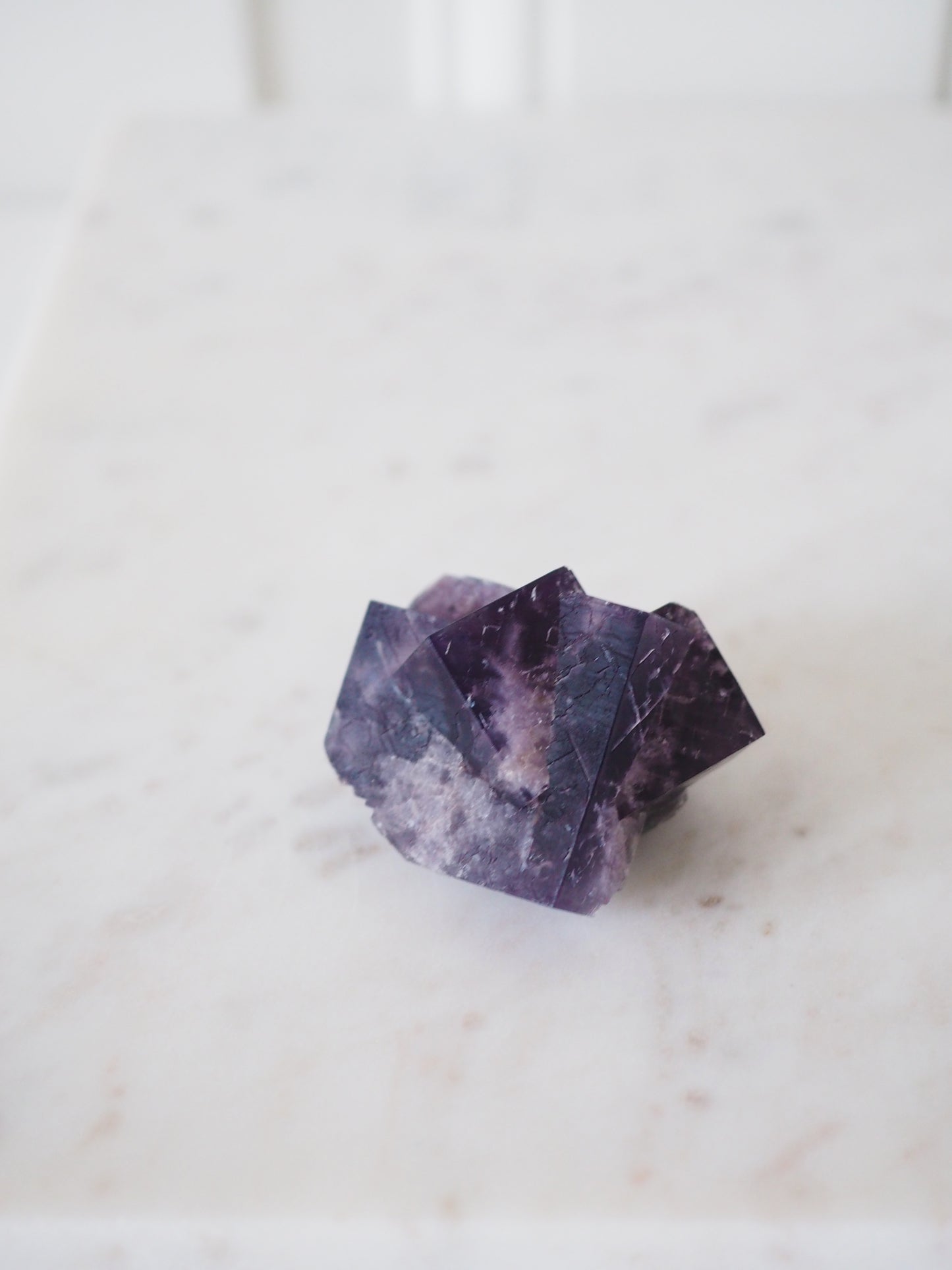 Fluorit - aus Purple Rain Pocket. Lady Annabella Mine. Eastagte. Weardale Co. Durham. England