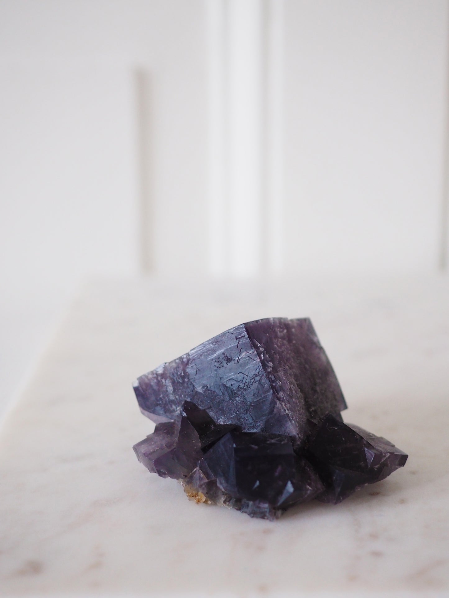 Fluorit - aus Purple Rain Pocket. Lady Annabella Mine. Eastagte. Weardale Co. Durham. England
