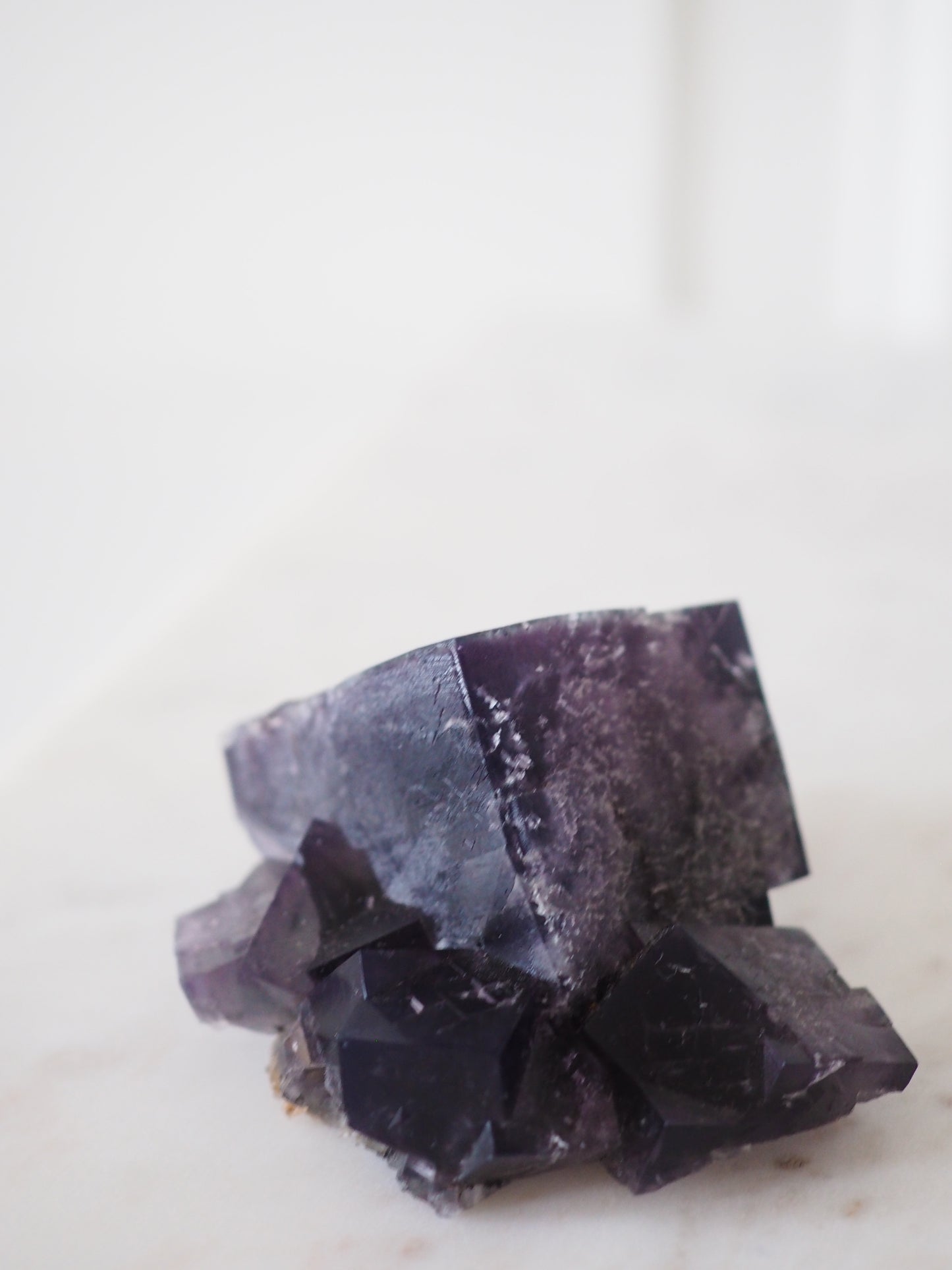 Fluorit - aus Purple Rain Pocket. Lady Annabella Mine. Eastagte. Weardale Co. Durham. England