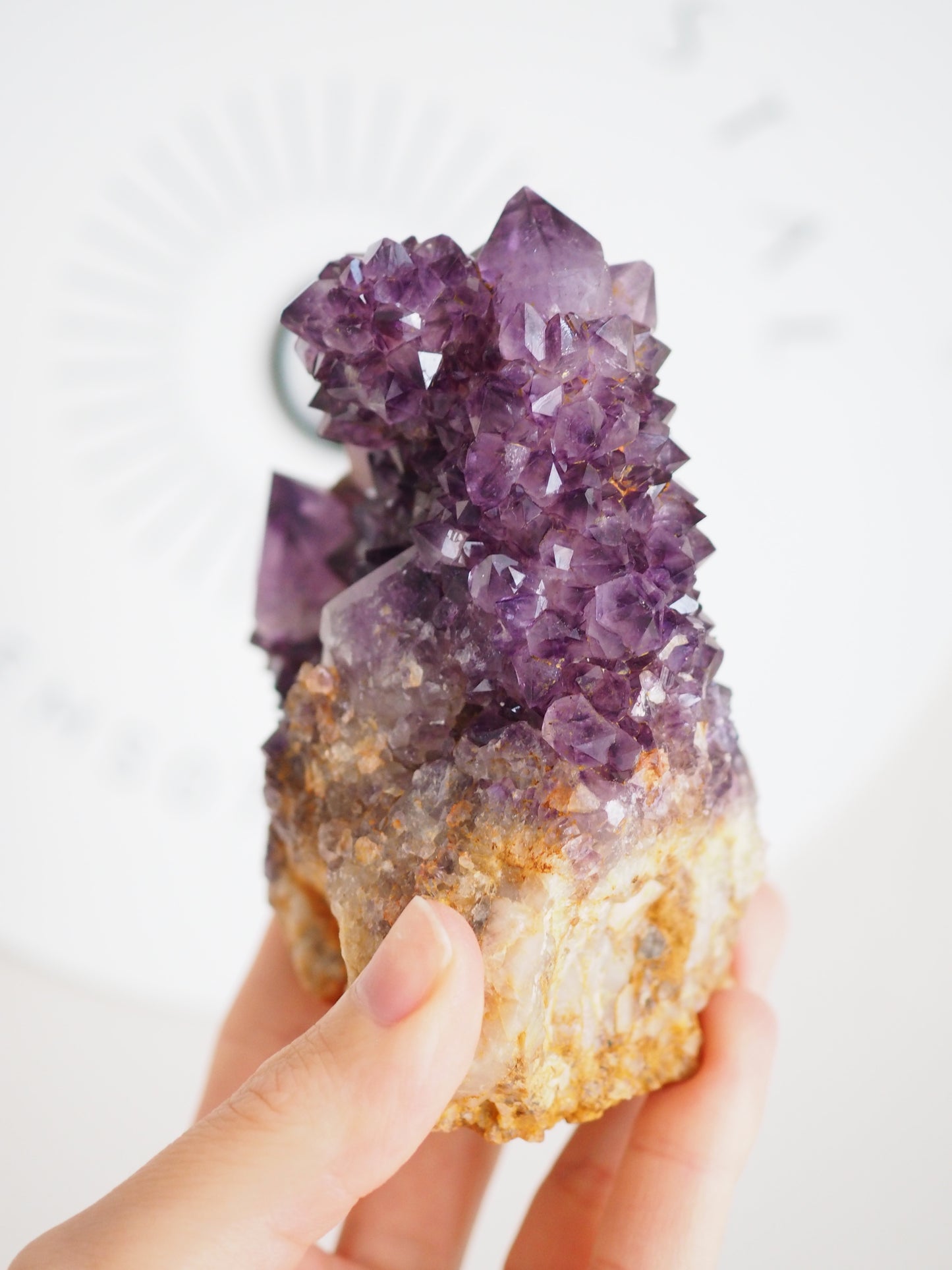 Kaktus Quarz Deep Violett . Spirit Quarz - aus Boekenhouthoek. Mpumalanga. Südafrika HIGH QUALITY