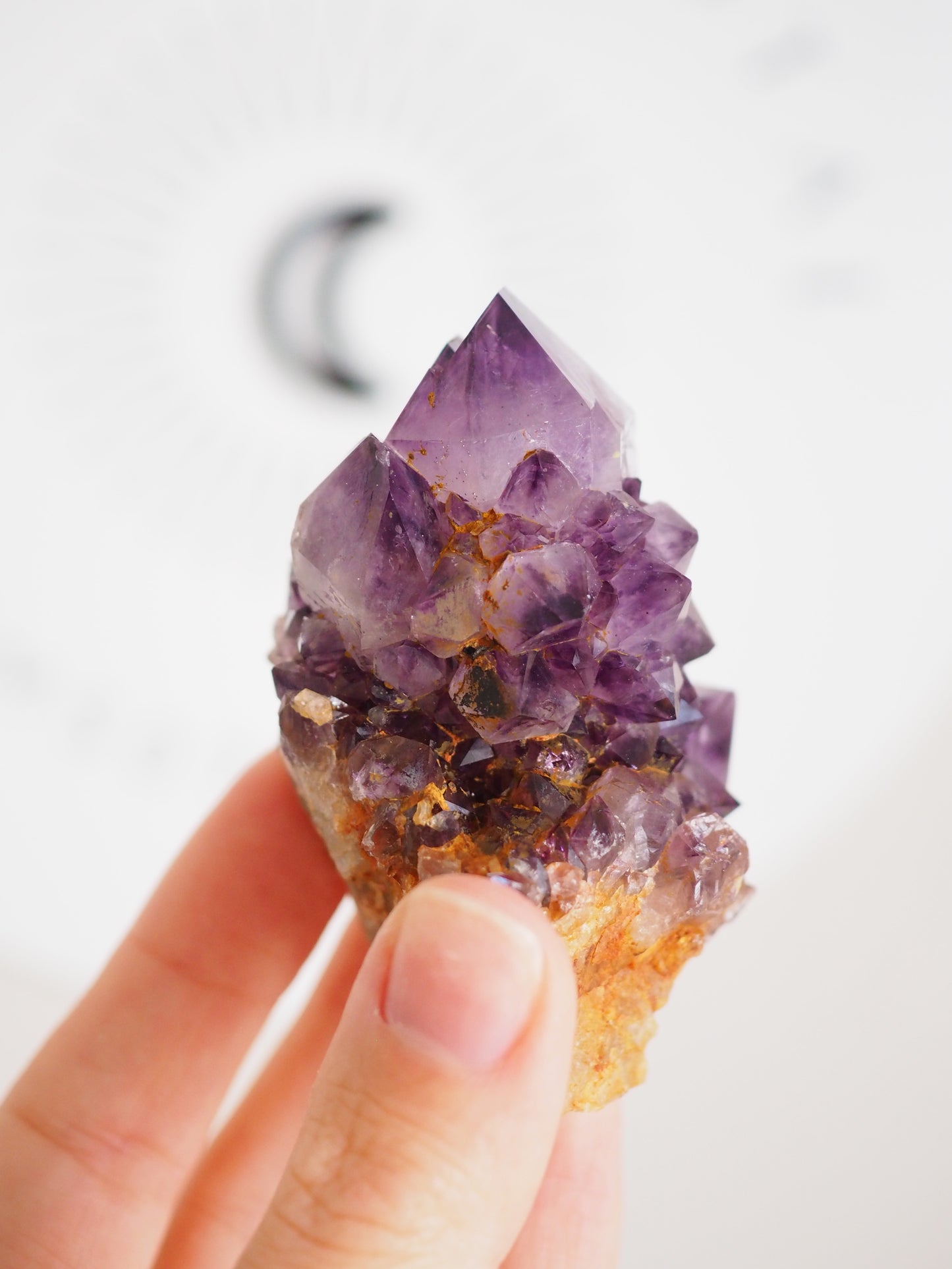 Kaktus Quarz Deep Violett . Spirit Quarz - aus Boekenhouthoek. Mpumalanga. Südafrika HIGH QUALITY