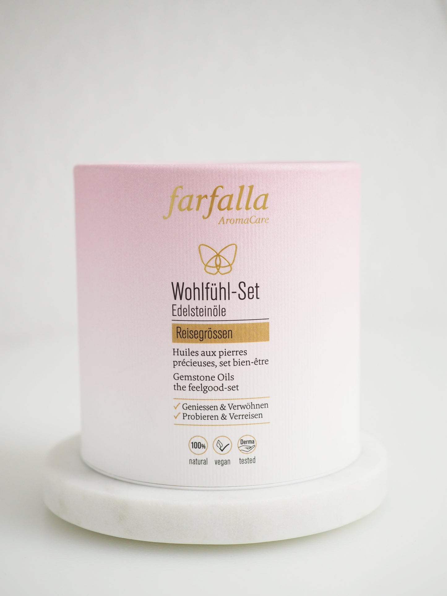 FARFALLA Test Set Edelstein Balance Öle 7 Stk - Made in SWIZERLAND