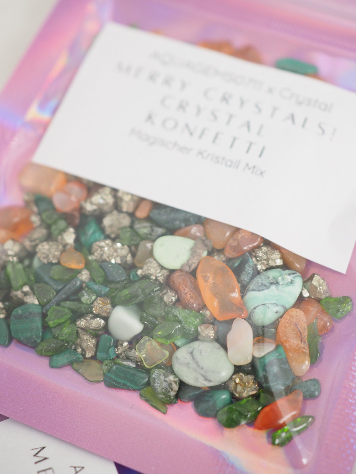 MERRY CHRISTALS CRYSTAL CONFETTI . Kristall Konfetti