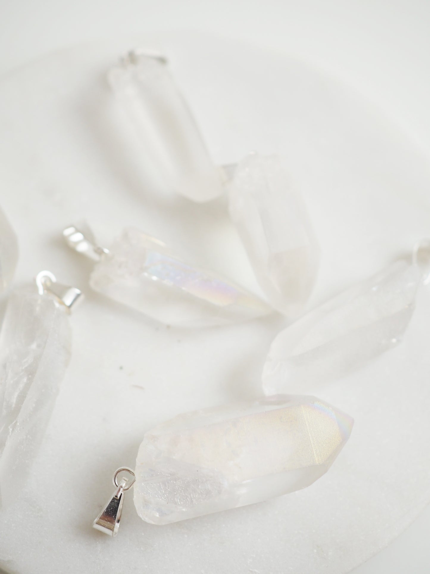 AngelAura Bergkristall Engel Anhänger ca. 2cm - aus Brasilien