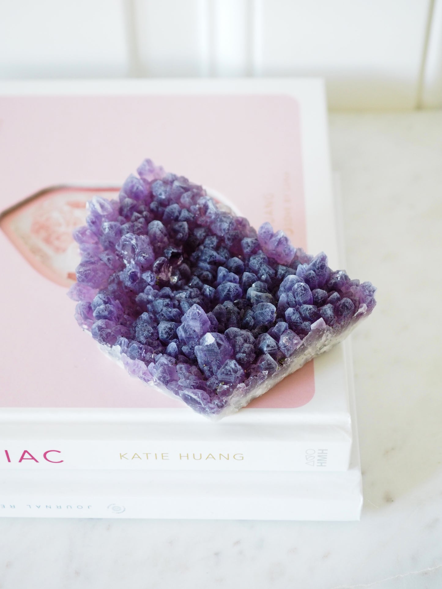 Amethyst mit Pyrit ca. 9 x 10 cm - aus Bulgarien RARE