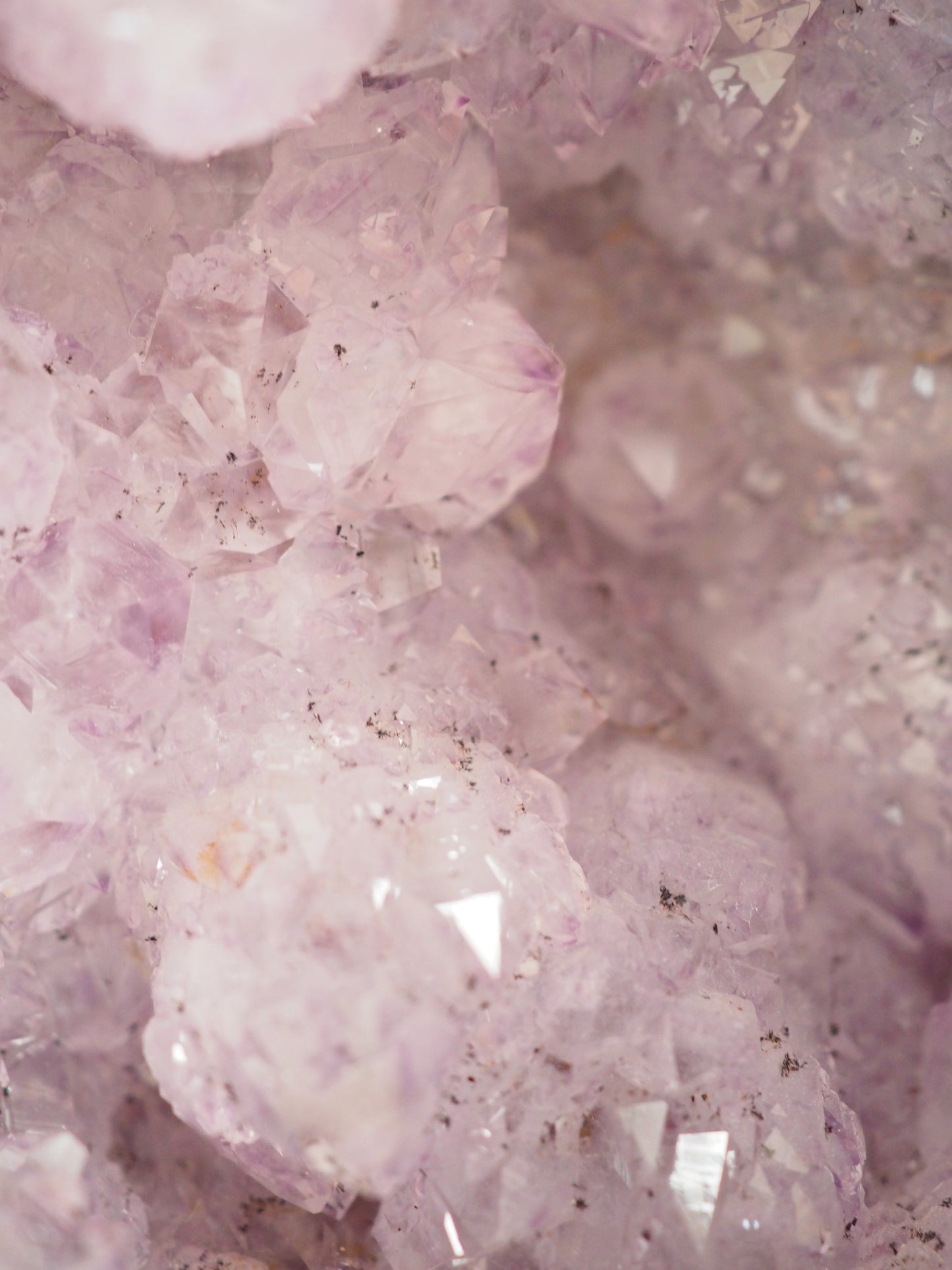 Flieder Violette Amethyst Geoden PAAR mit Kathedralen Kristallen & Amethyst Blumen ca. xx cm 14 Kg . PARADISE COLLECTION - aus Brasilien HIGH QUALITY